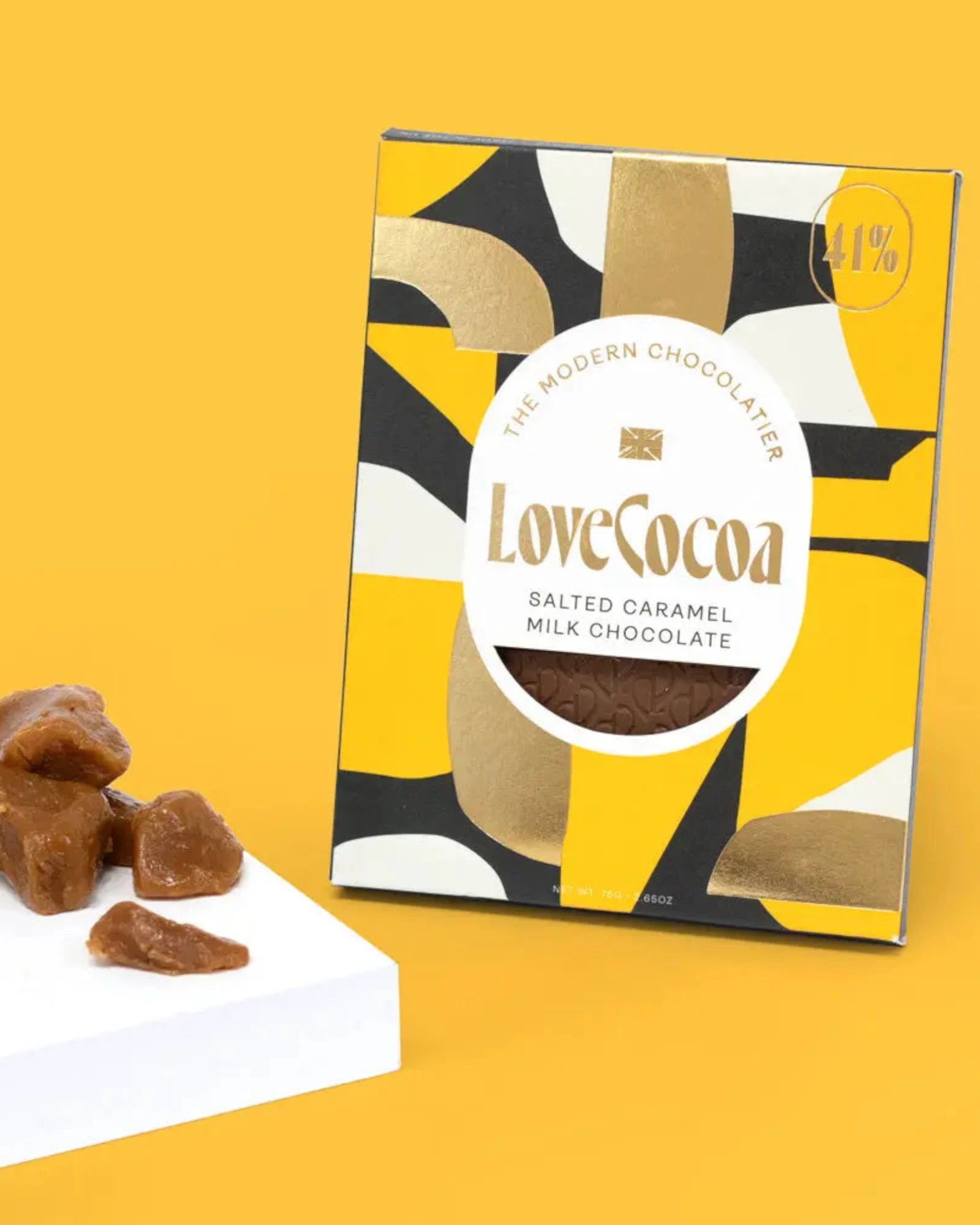 Salted Caramel Milk Chocolate Bar 70g