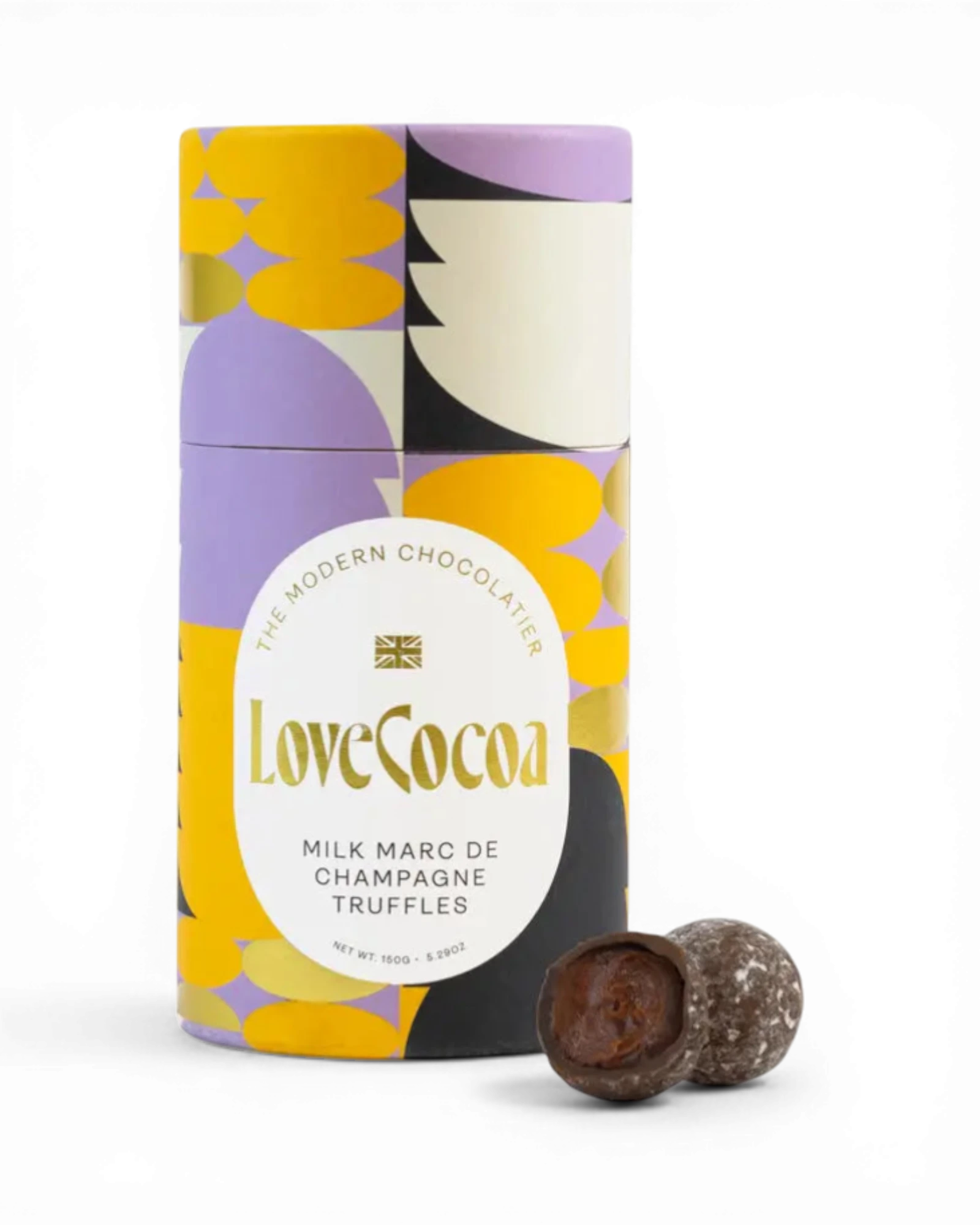 Milk Chocolate Marc De Champagne Truffles 150g