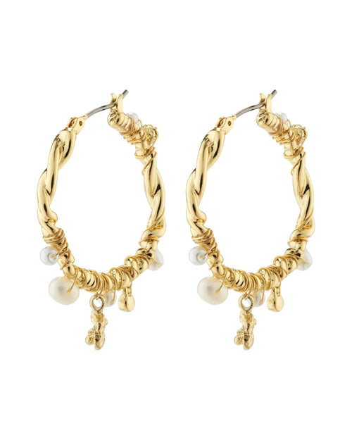 ANA Hoop Earrings - Gold Plated