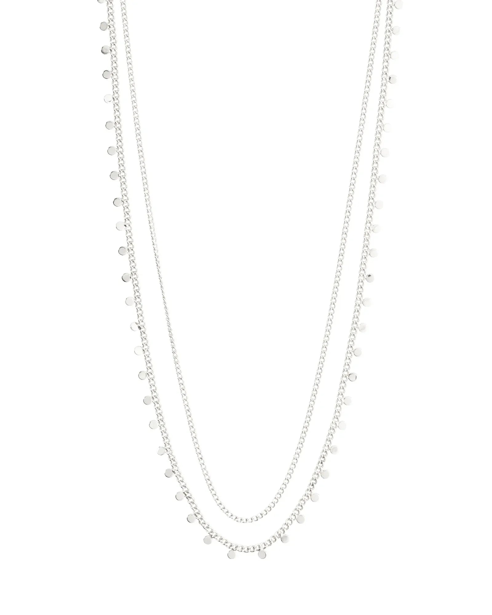 BLOOM Recycled Necklace 2-in-1 - Silver Plated
