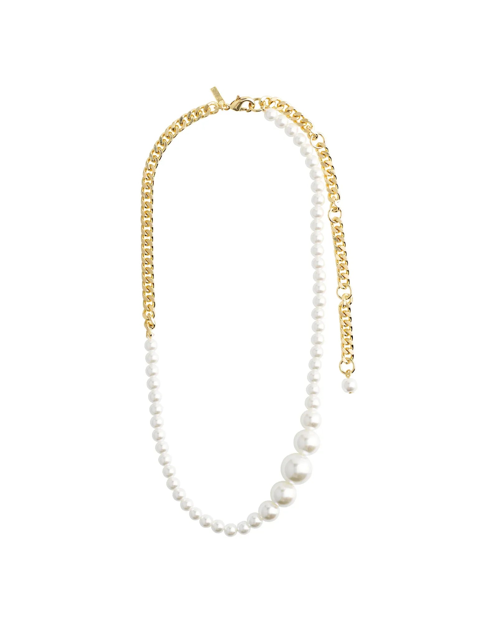 Beat Pearl Necklace - Gold Plated