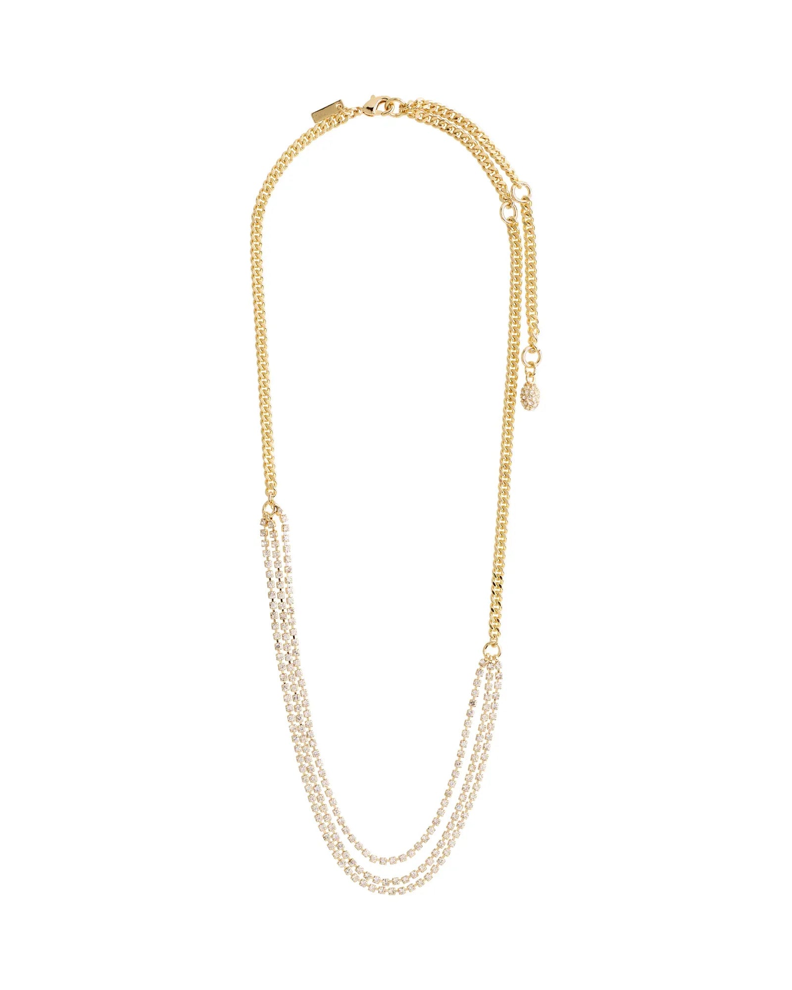 Blink Crystal Necklace - Gold Plated