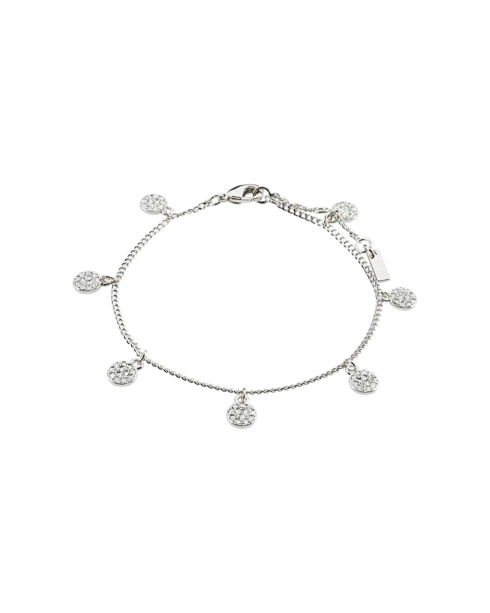 CHAYENNE Recycled Crystal Bracelet - Silver Plated