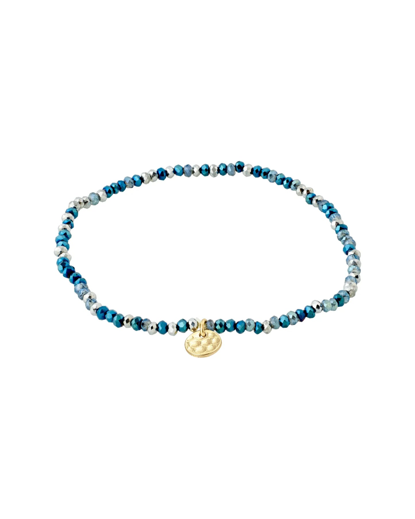 INDIE Bracelet - Blue/Gold Plated