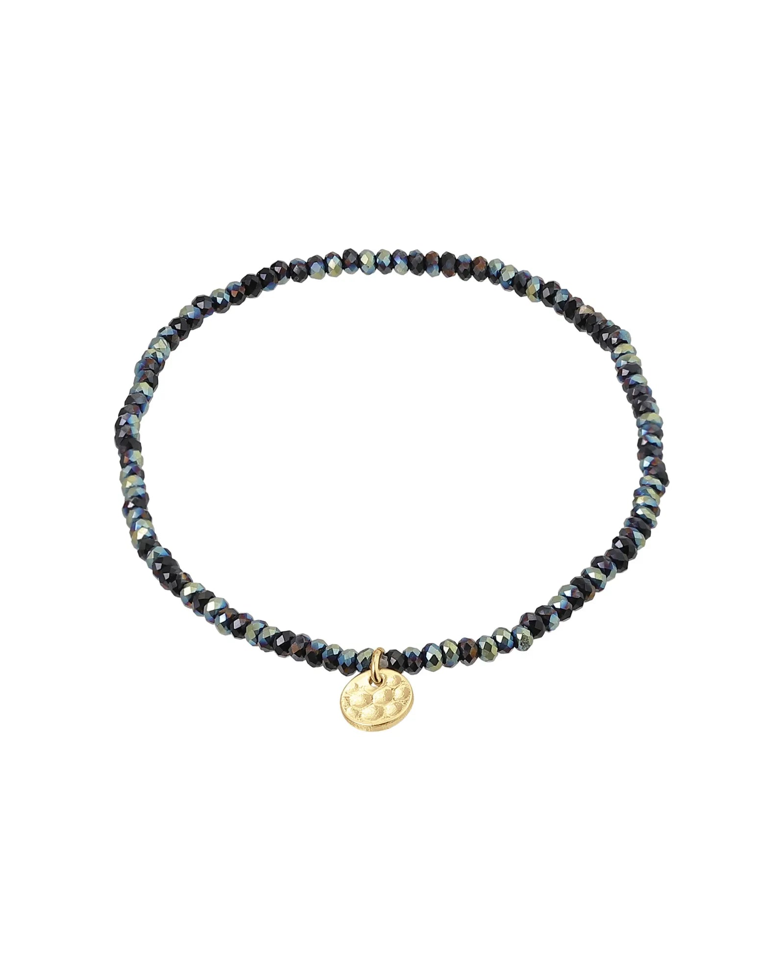 INDIE Bracelet - Grey/Gold Plated