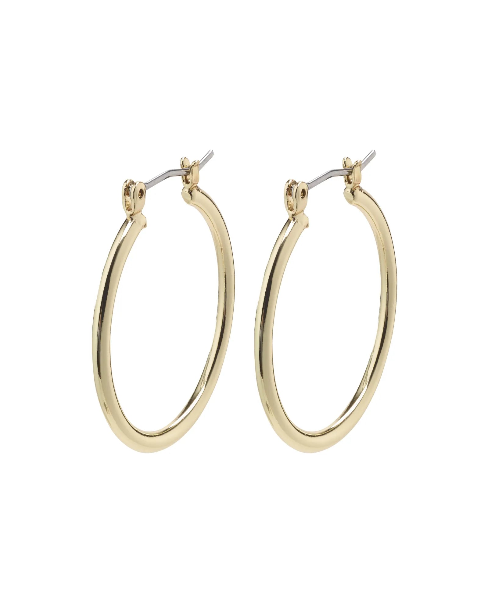 Layla Recycled Large Hoop Earrings - Gold Plated