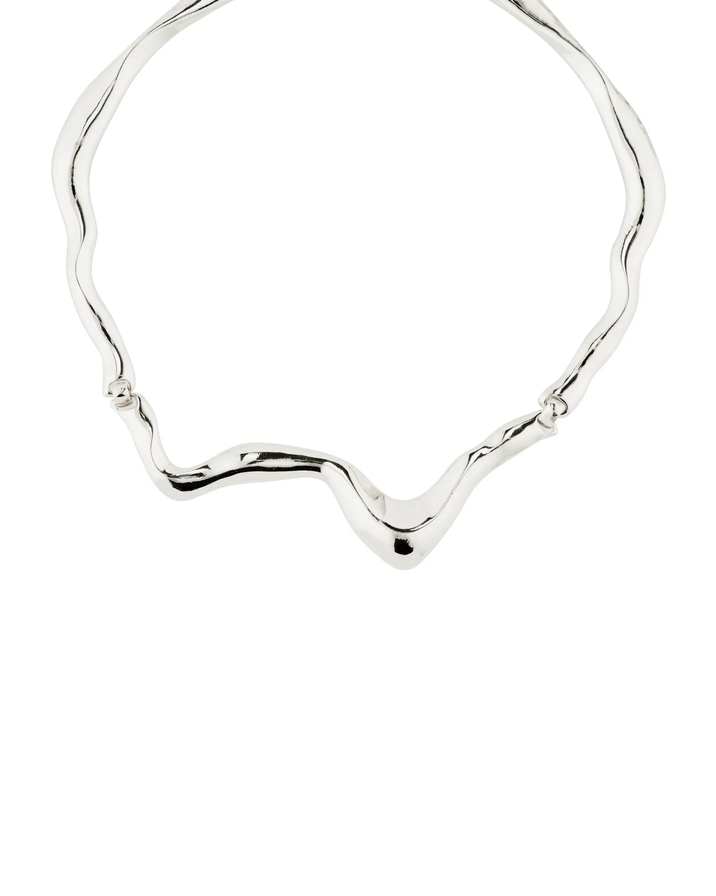 MOON Recycled Necklace - Silver Plated
