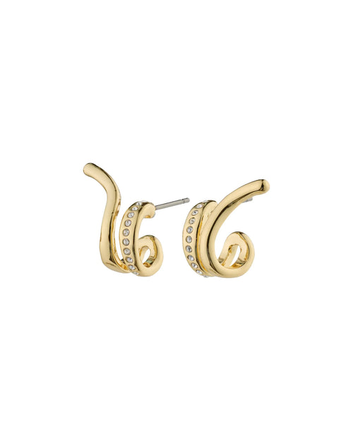 NADINE Recycled Earrings - Gold Plated