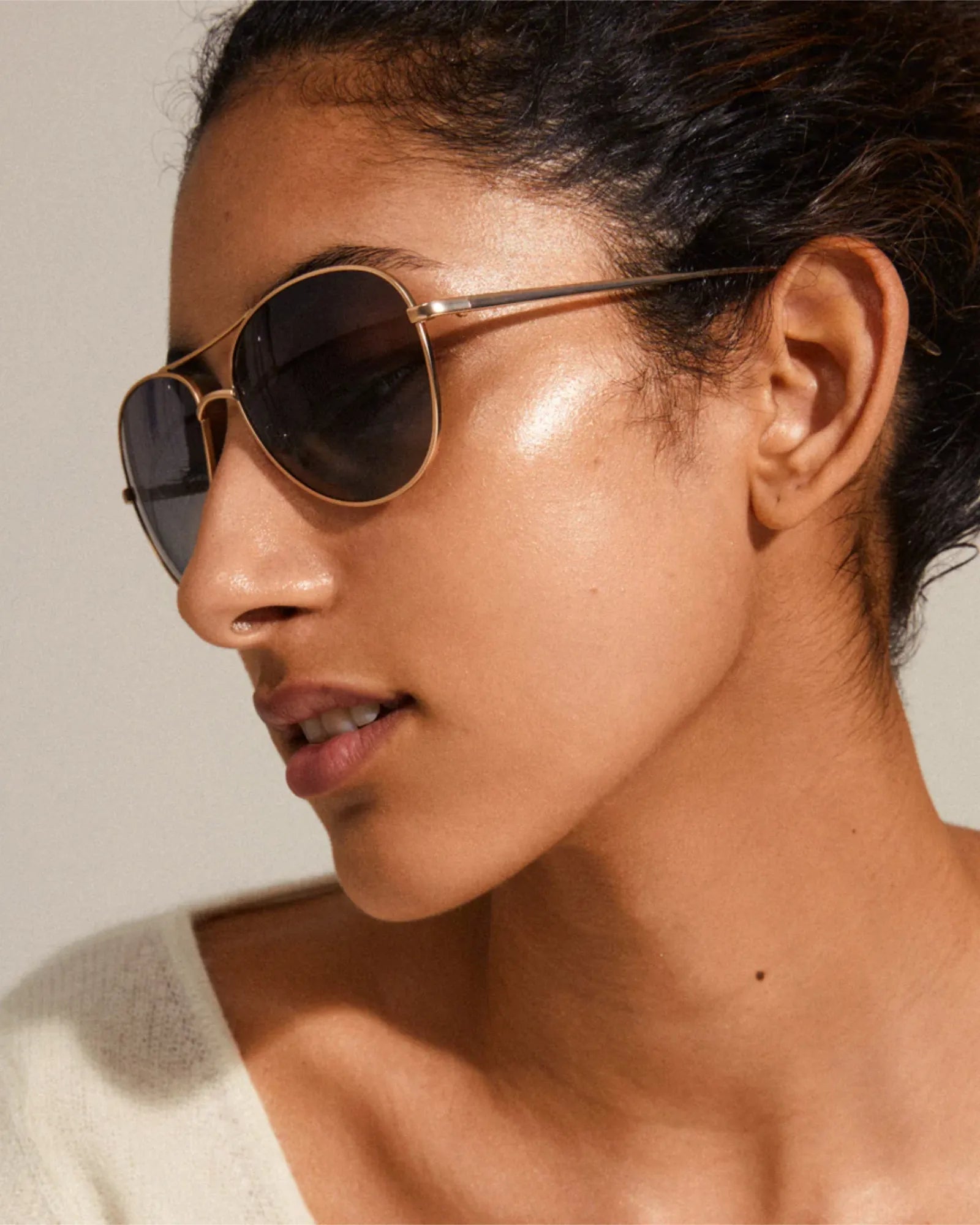 NANI Sunglasses - Grey/Gold