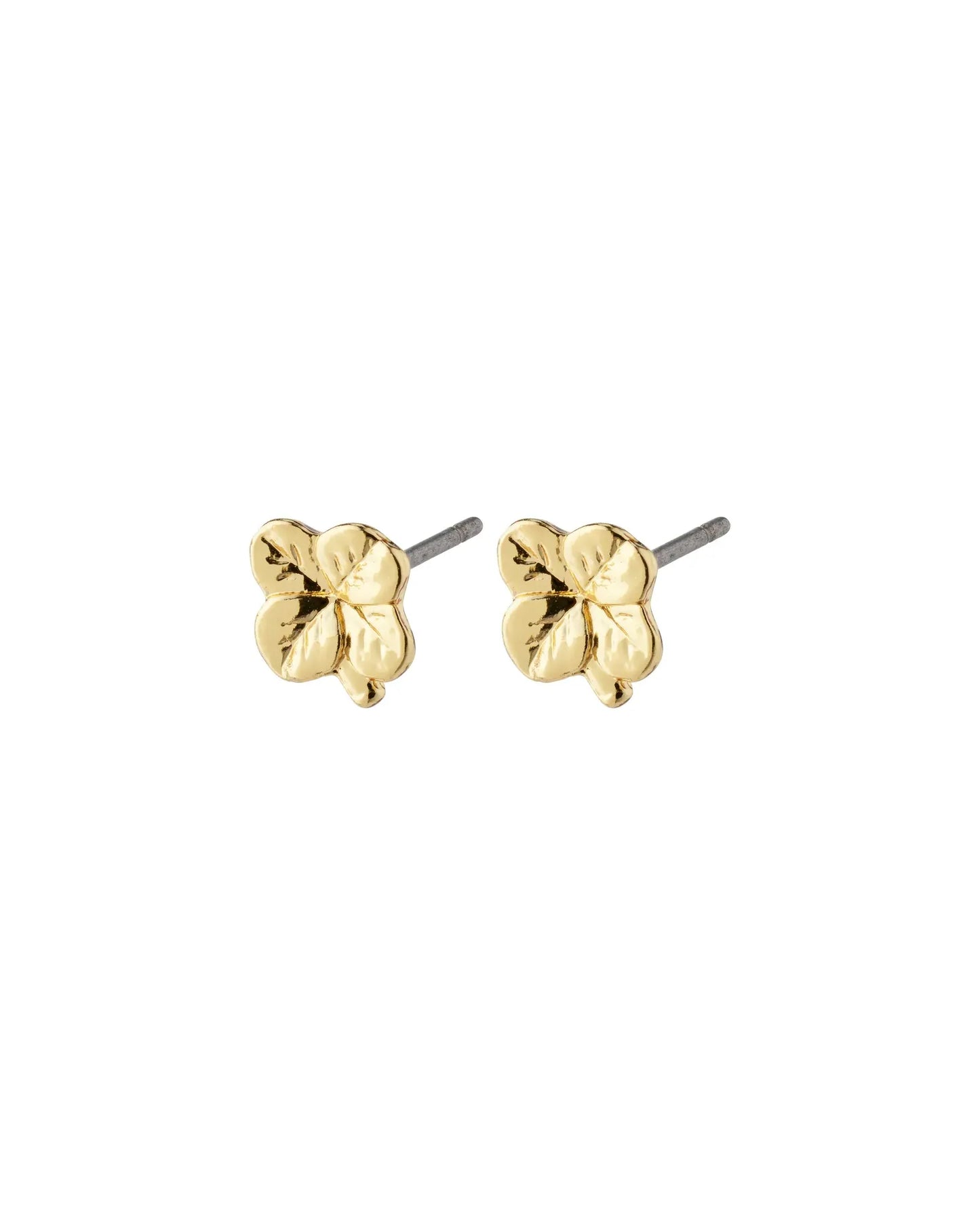 OCTAVIA Recycled Clover Earrings - Gold Plated
