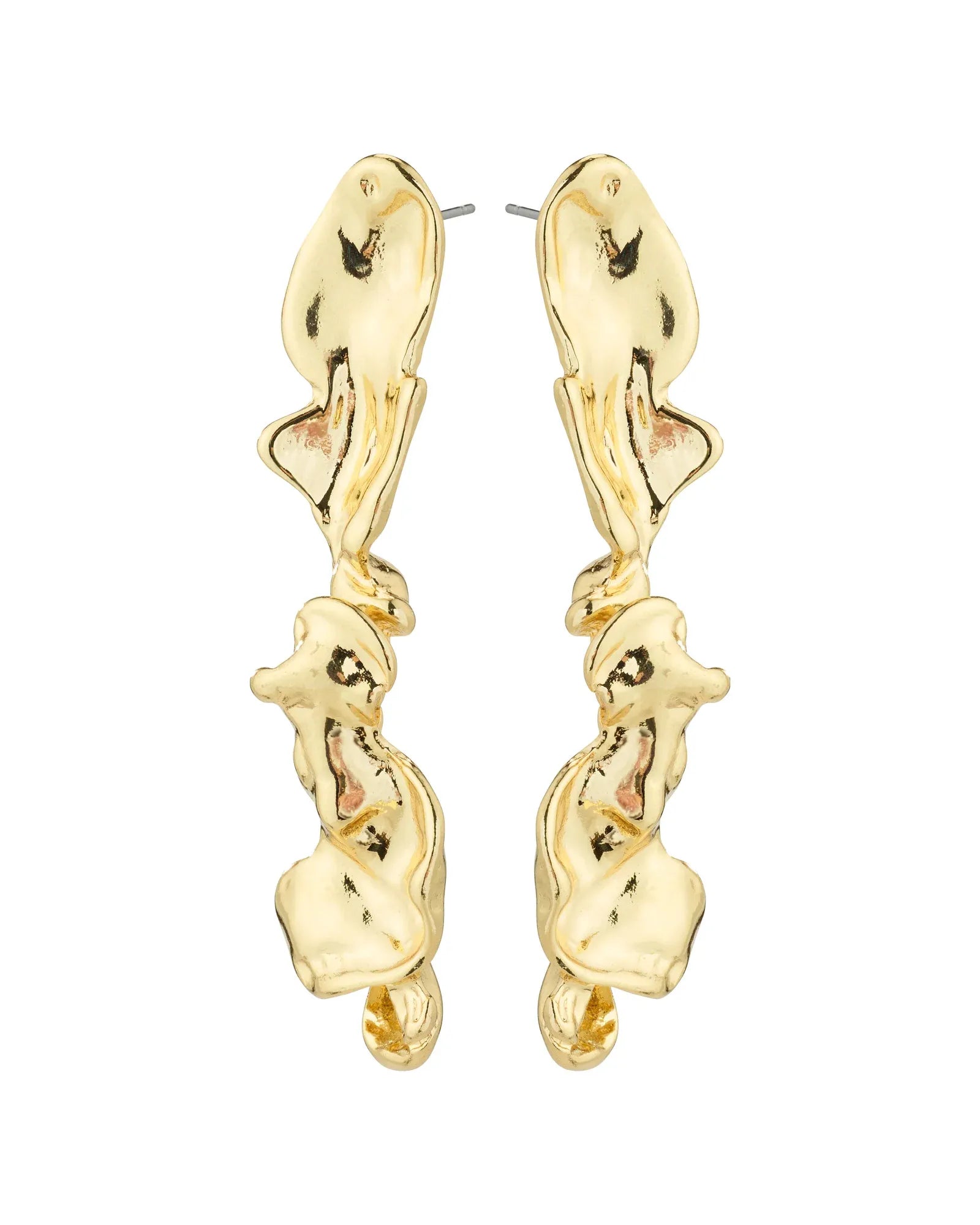 PULSE Recycled Earrings - Gold Plated