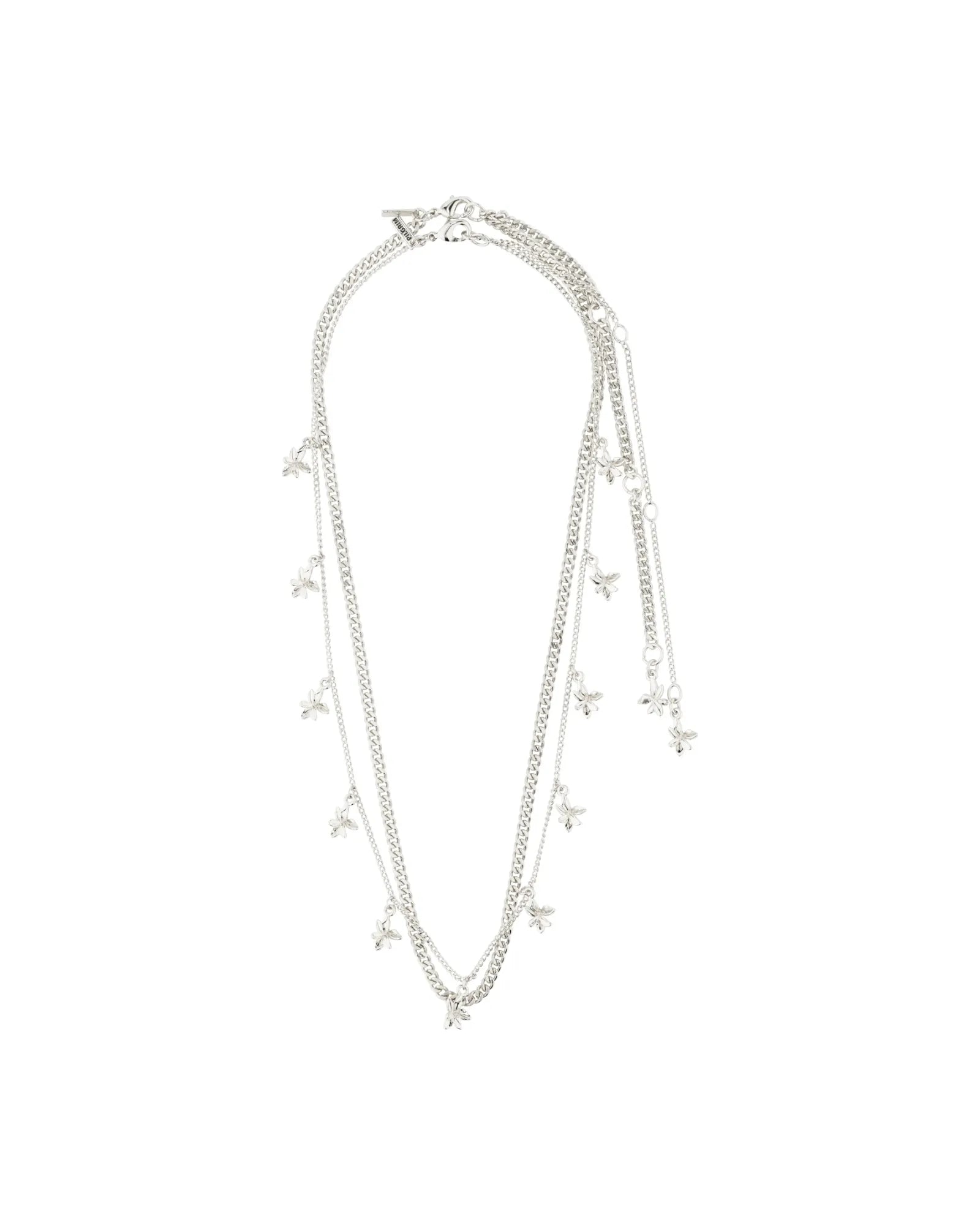 RIKO Recycled Necklace 2-in-1 - Silver Plated