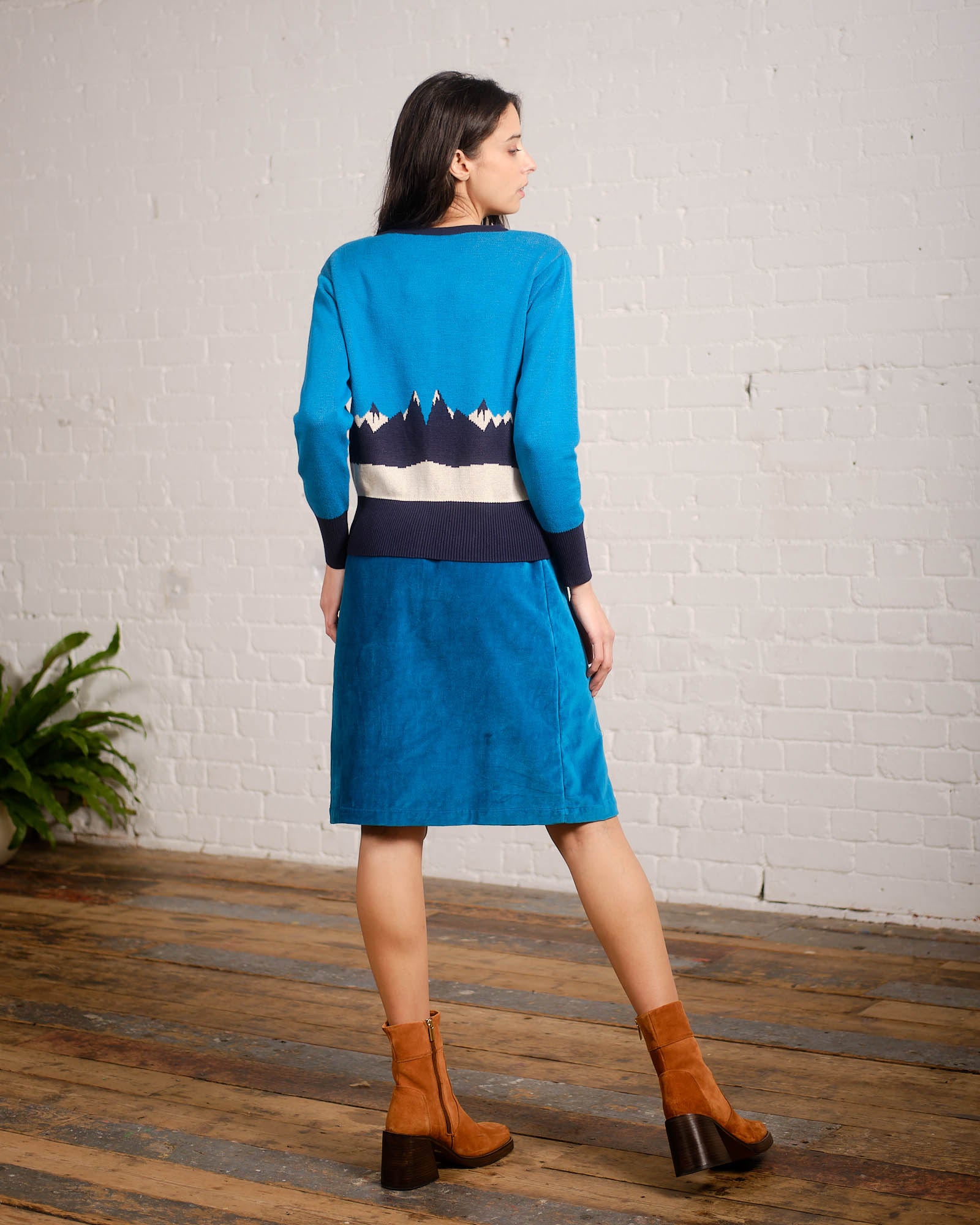 Alpine Cardigan - Teal