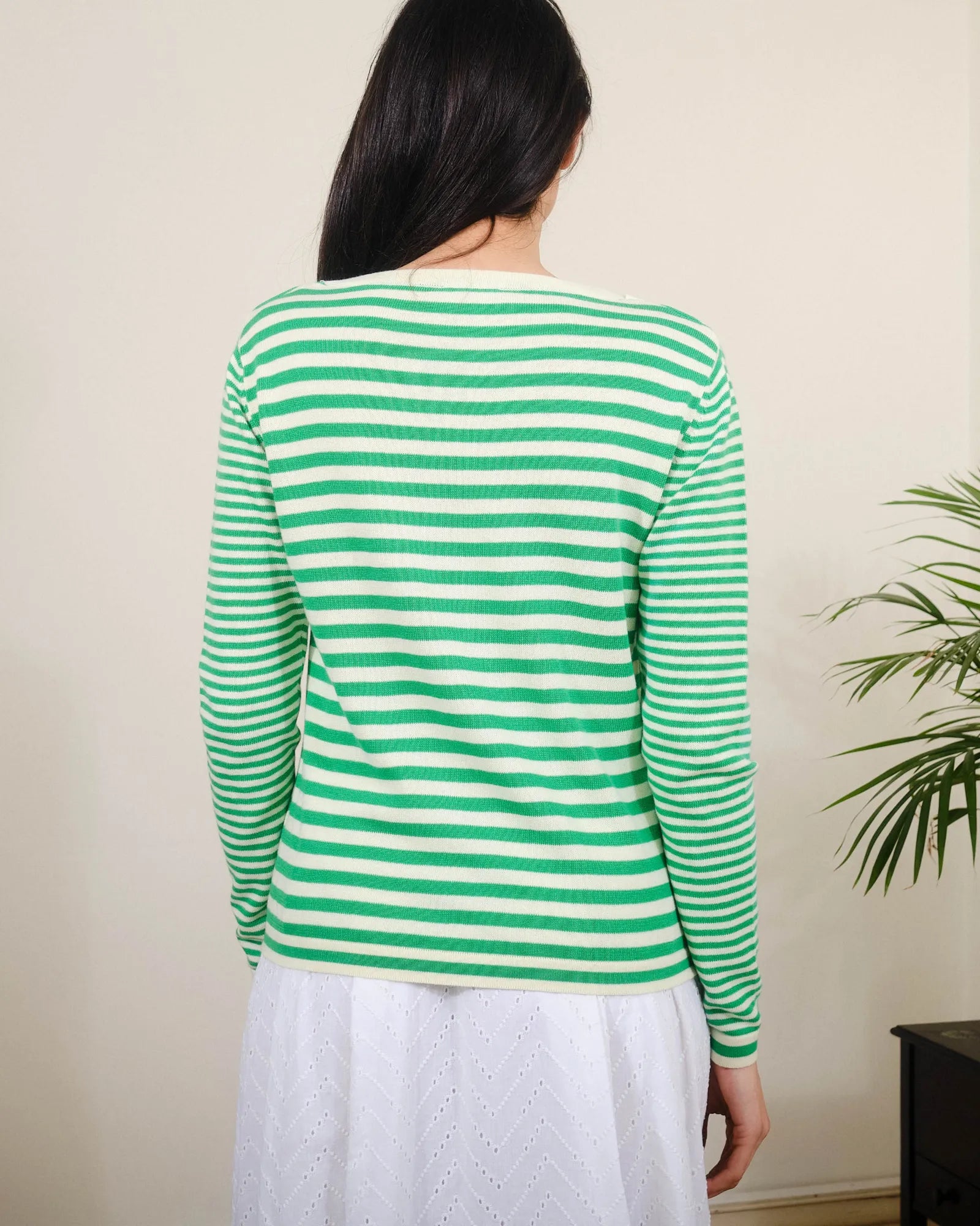 Sailor Sweater - Green/White