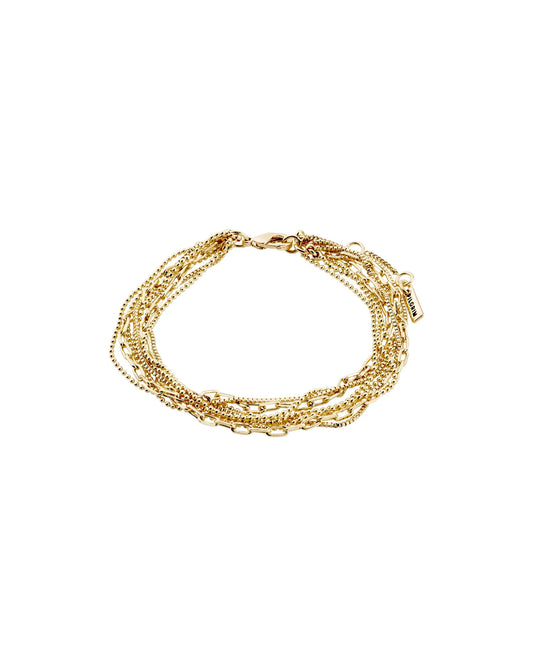 LILY Chain Bracelet - Gold Plated