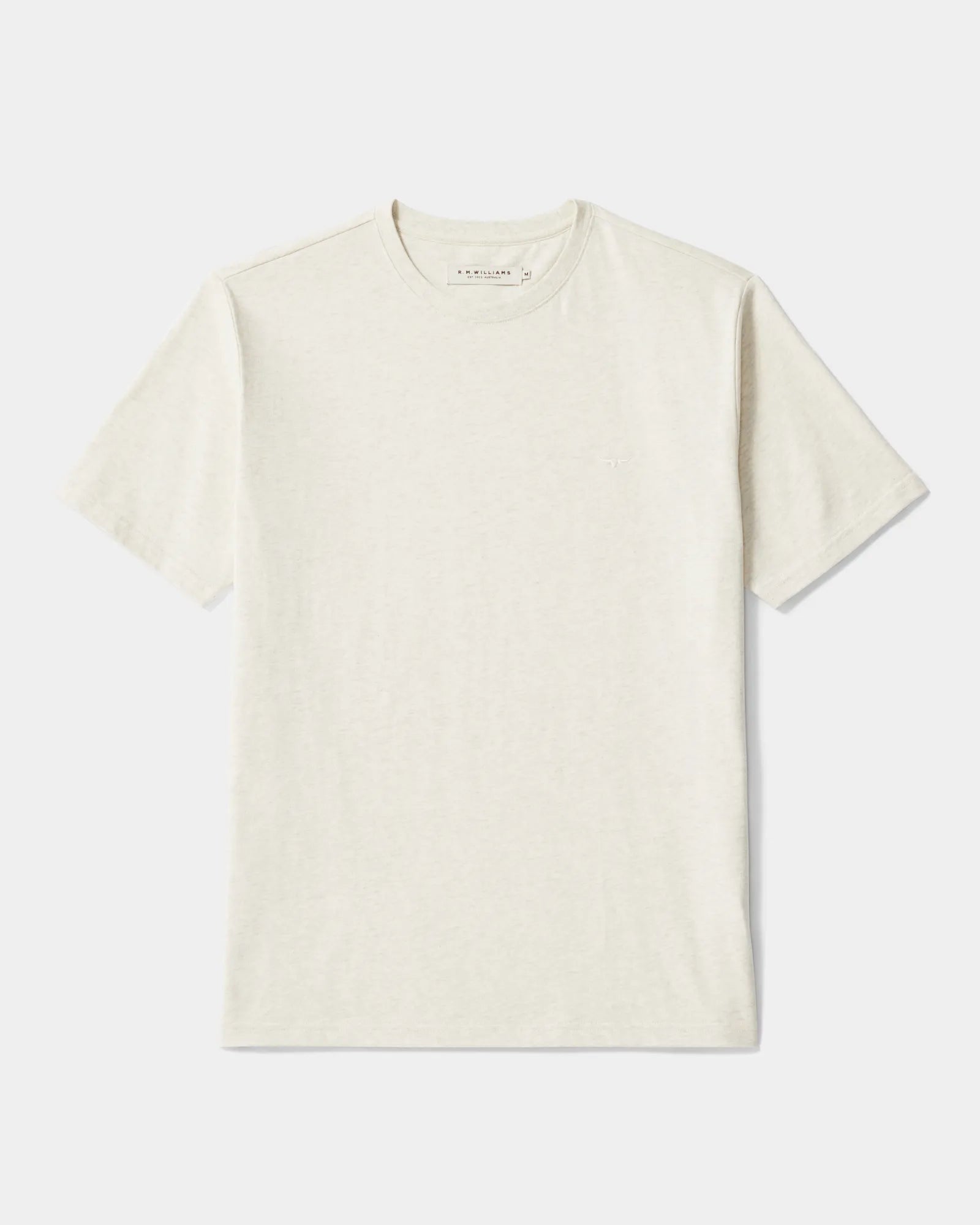 Parson T-Shirt - White Marle