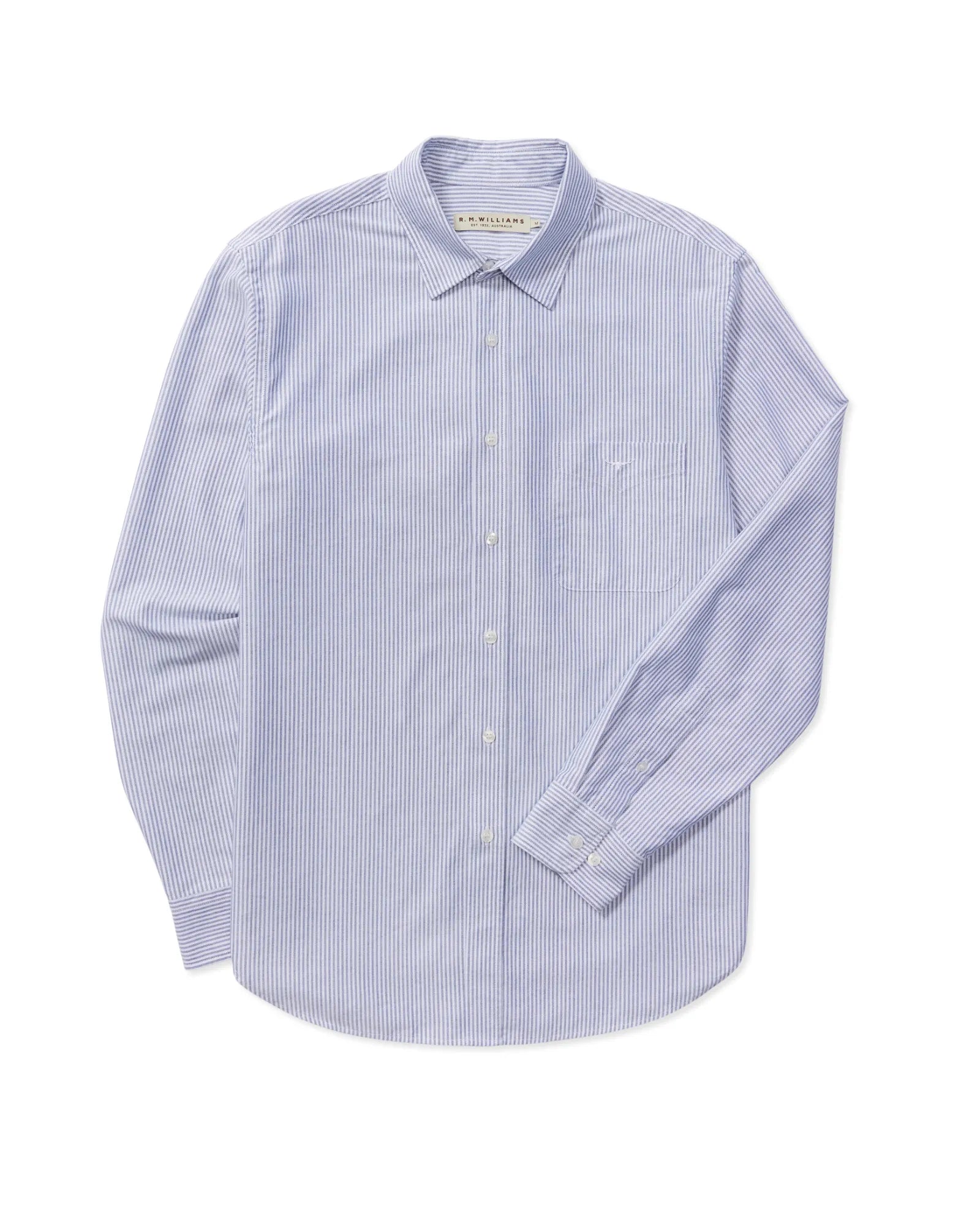 Regular Shirt - Blue/White