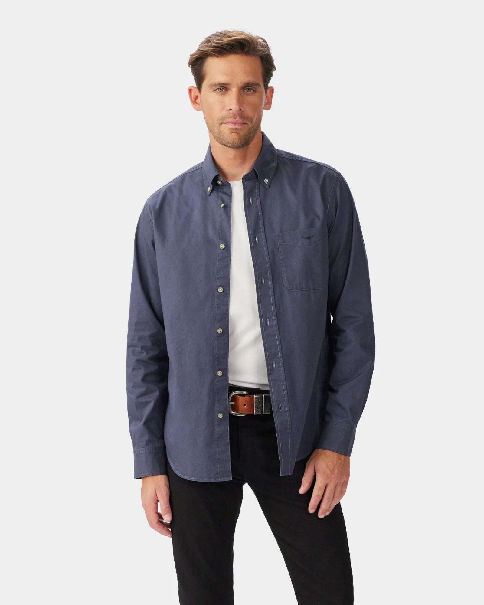 Walpole Overshirt - Steel