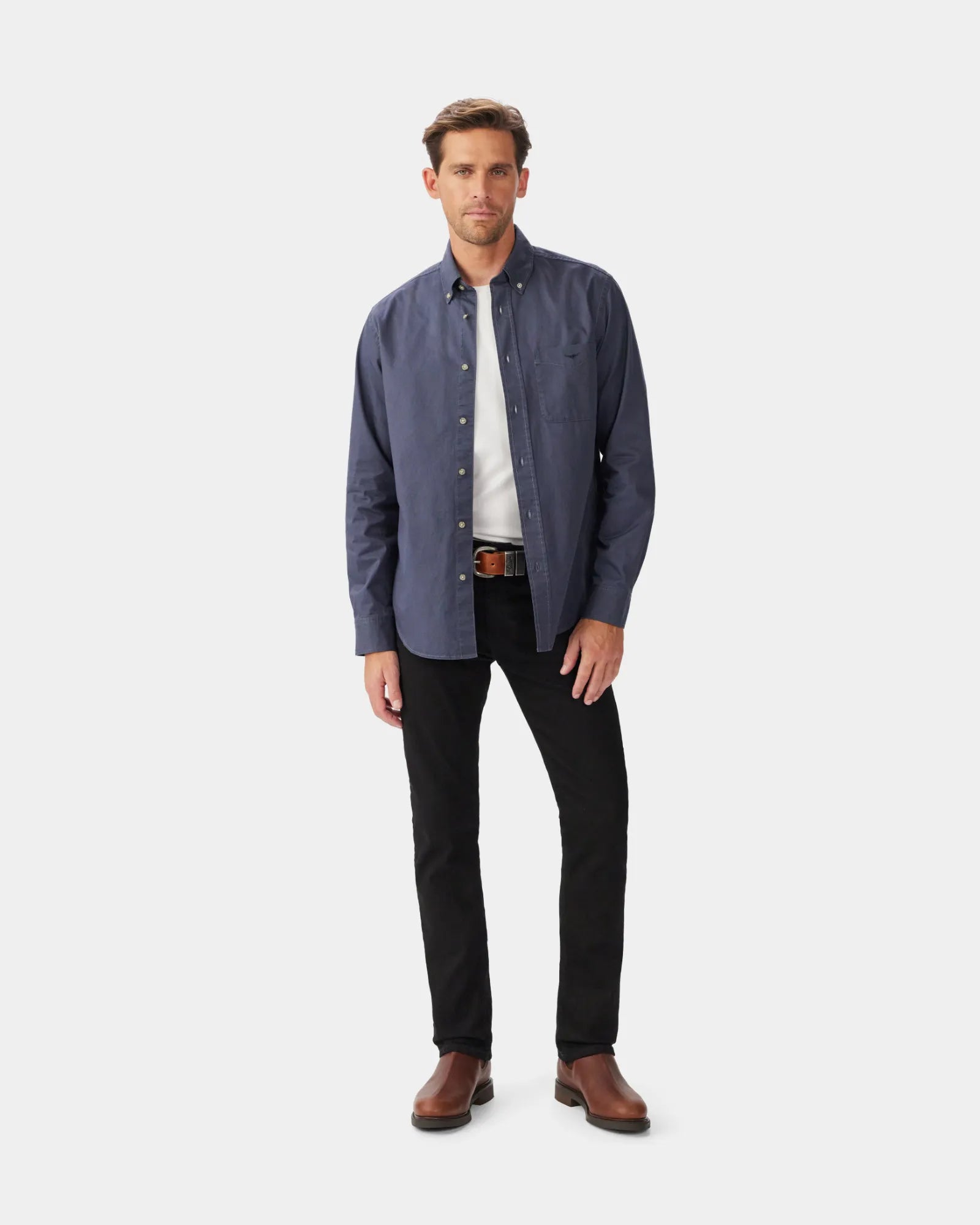 Walpole Overshirt - Steel