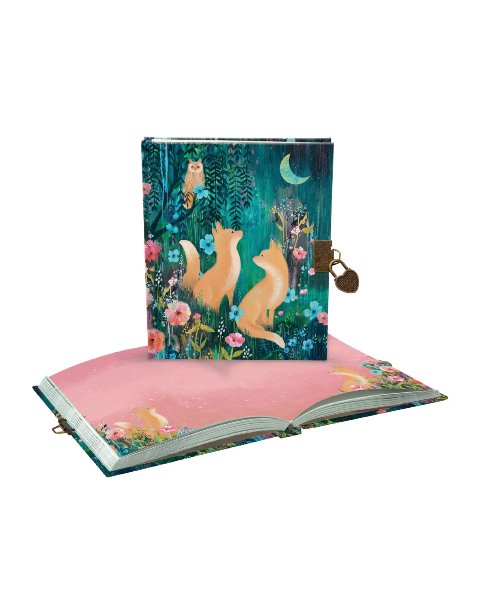 Moonlit Meadow Lockable Notebook