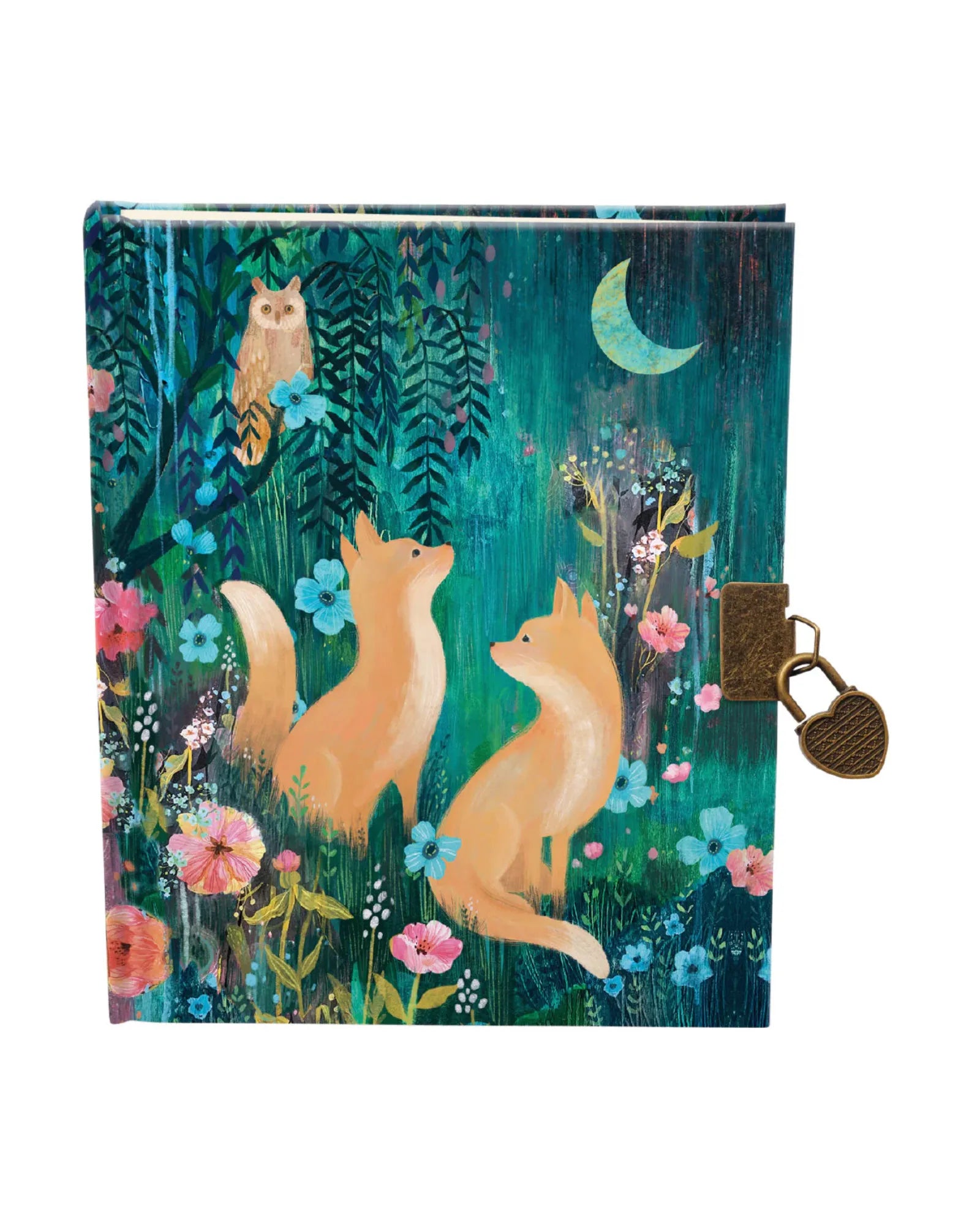 Moonlit Meadow Lockable Notebook