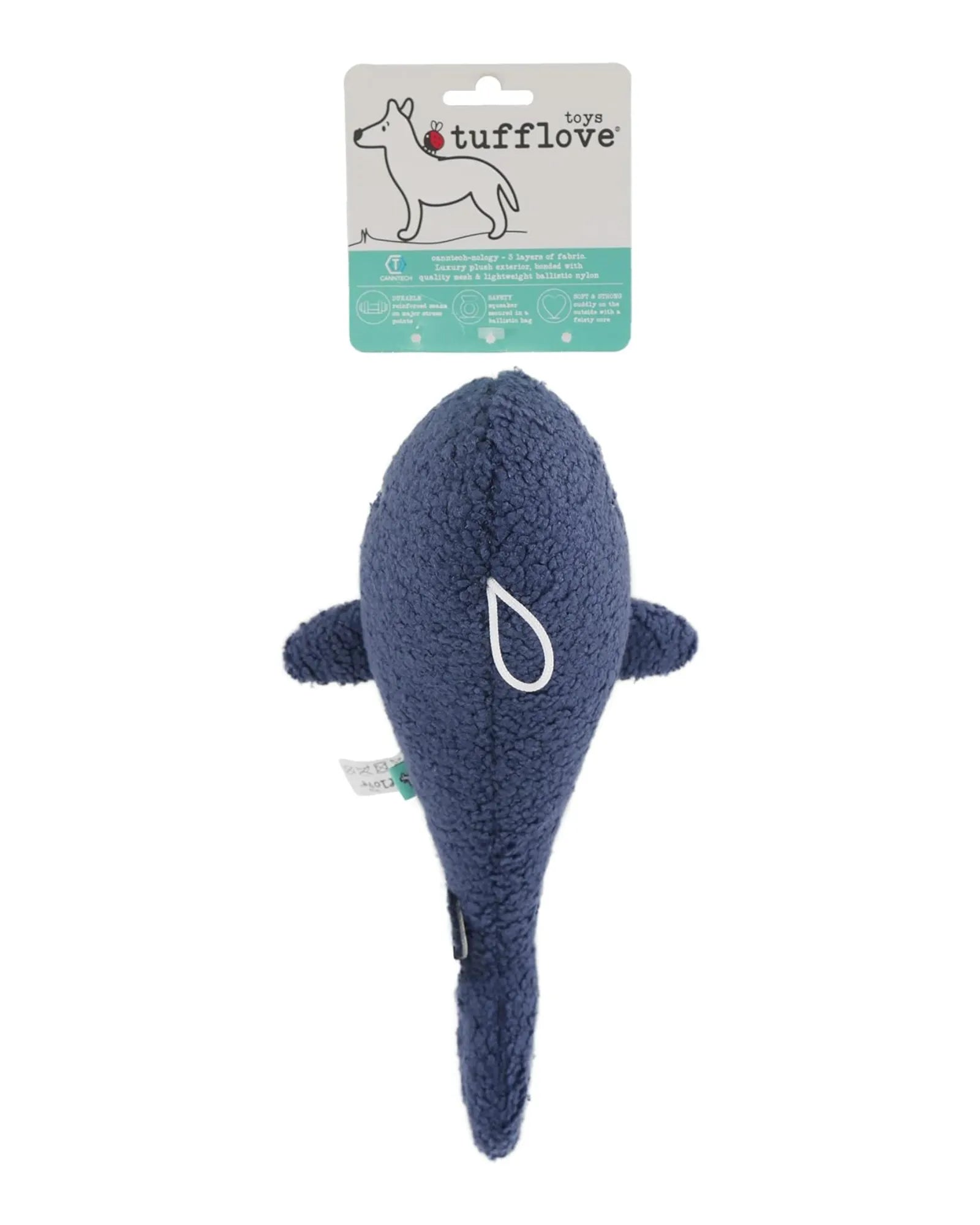 Tufflove Whale Dog Toy