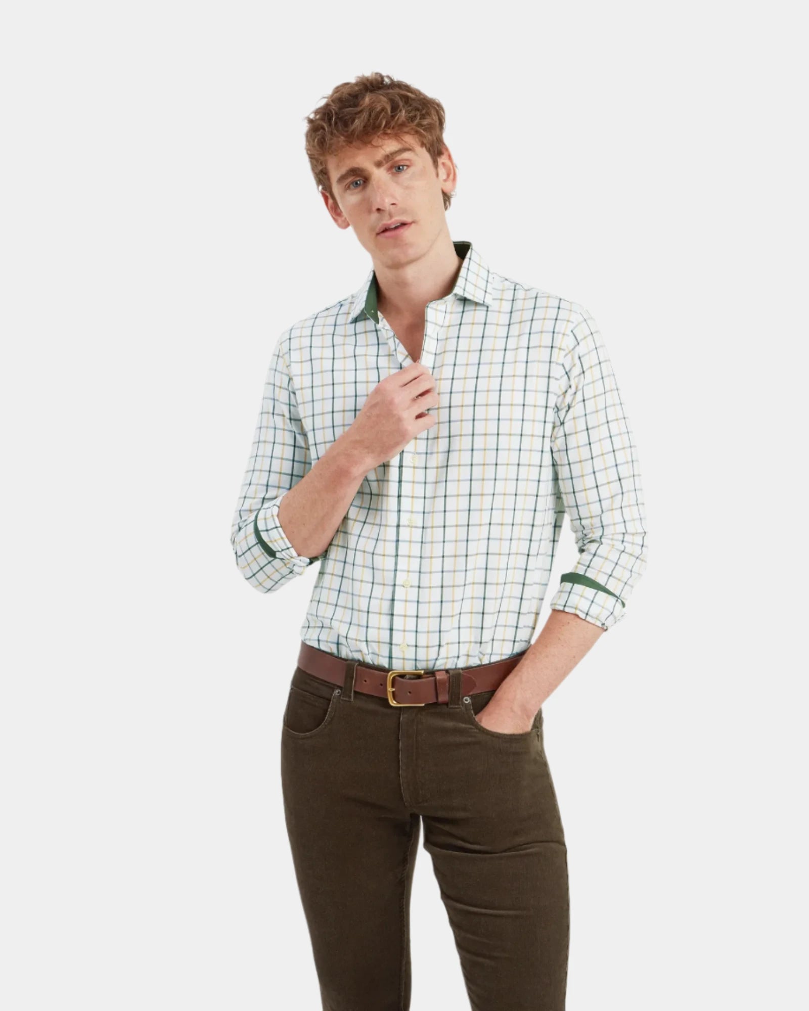 Baconsthorpe Tailored Shirt - Woodland Check