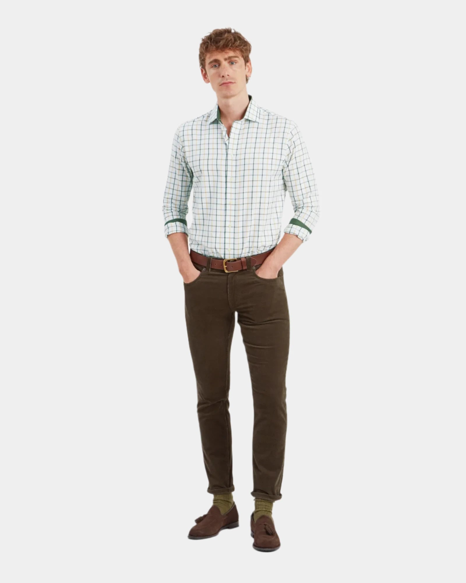 Baconsthorpe Tailored Shirt - Woodland Check