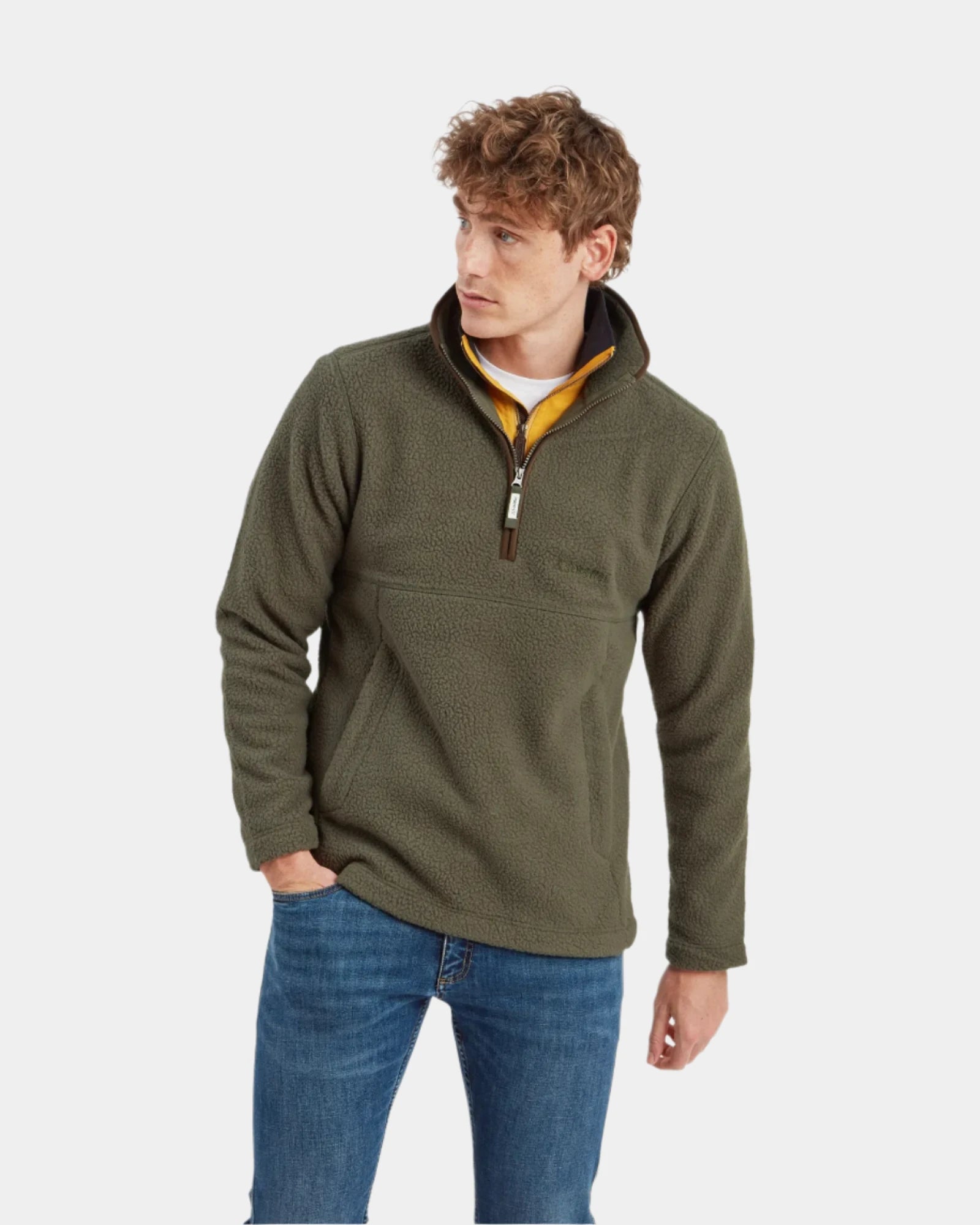 Berkeley Woodland Unisex Retro Quarter Zip Fleece