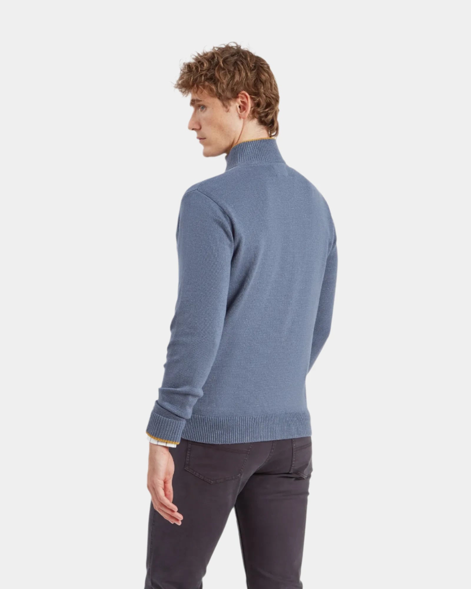 Blair Quarter Zip Jumper - Vintage Navy
