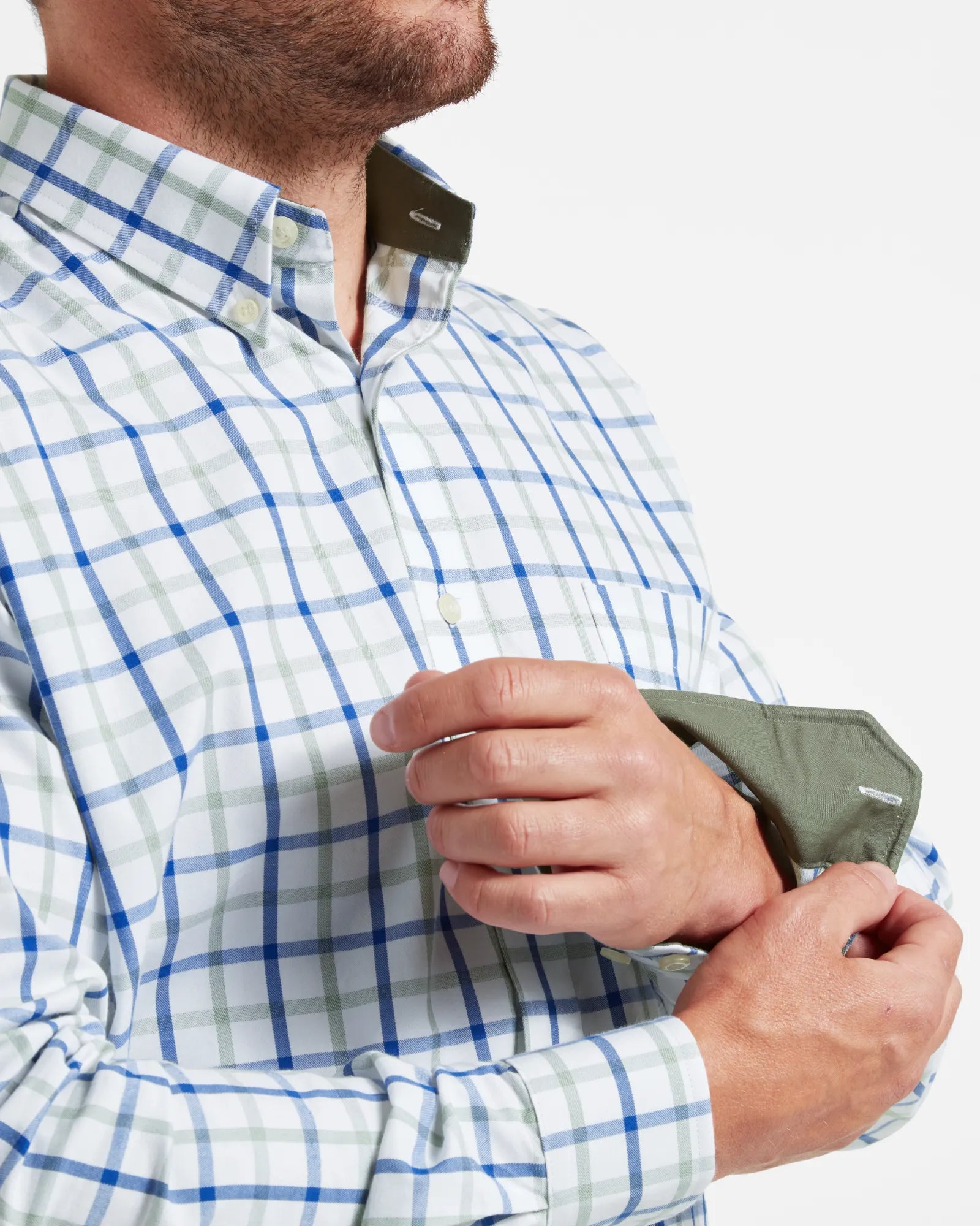 Brancaster Classic Shirt - Moss Check