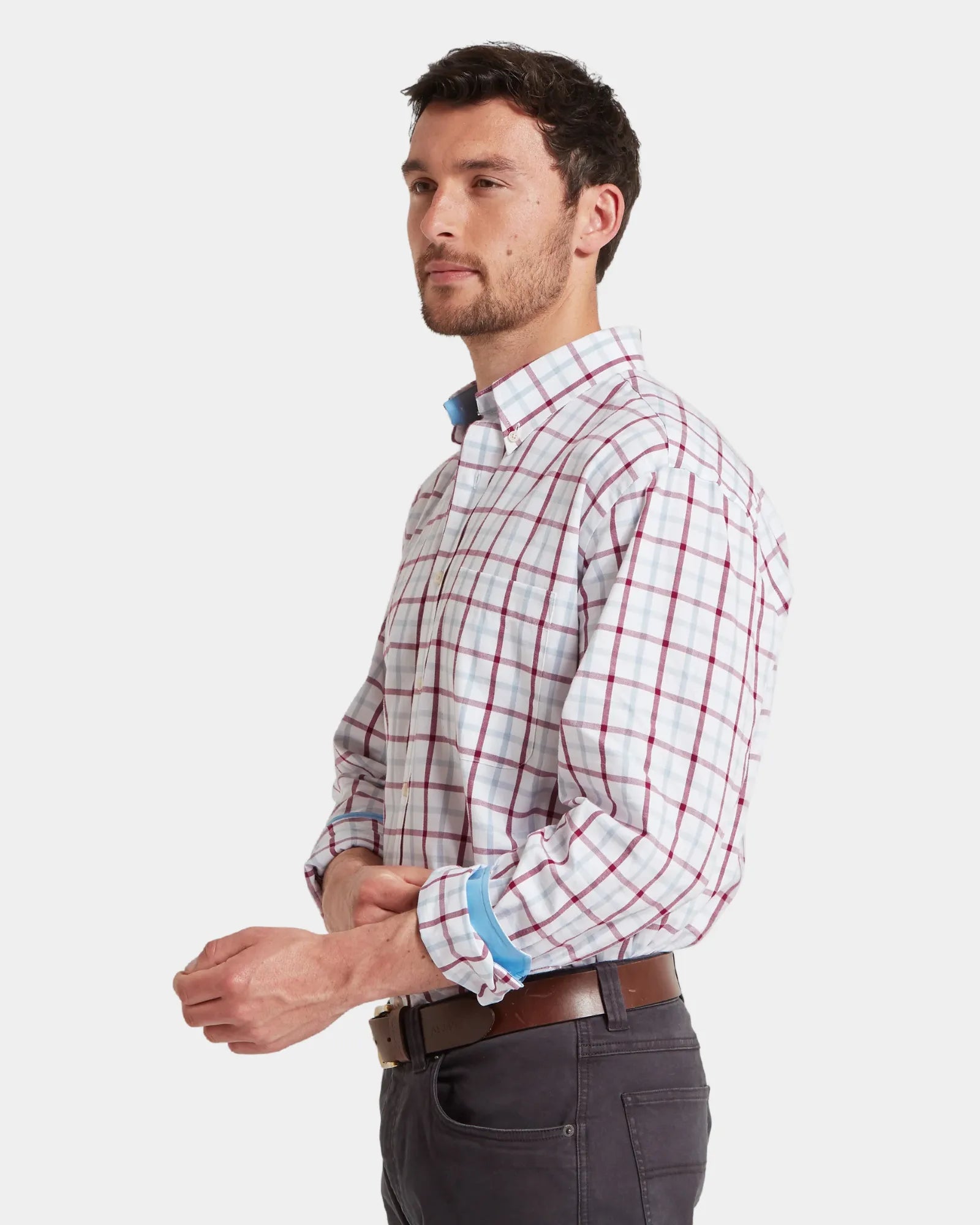 Brancaster Classic Shirt - Mountain Blue Check