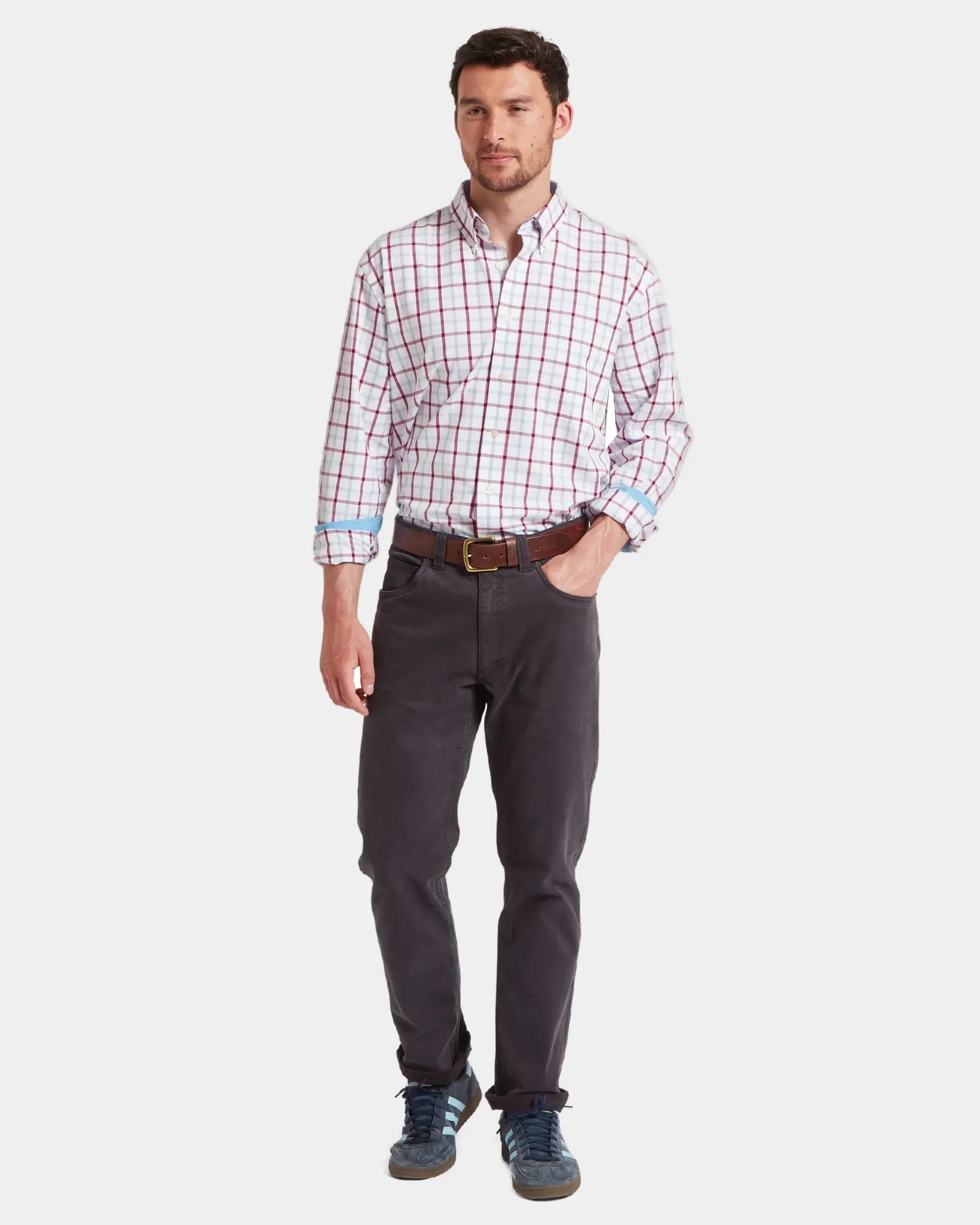 Brancaster Classic Shirt - Mountain Blue Check