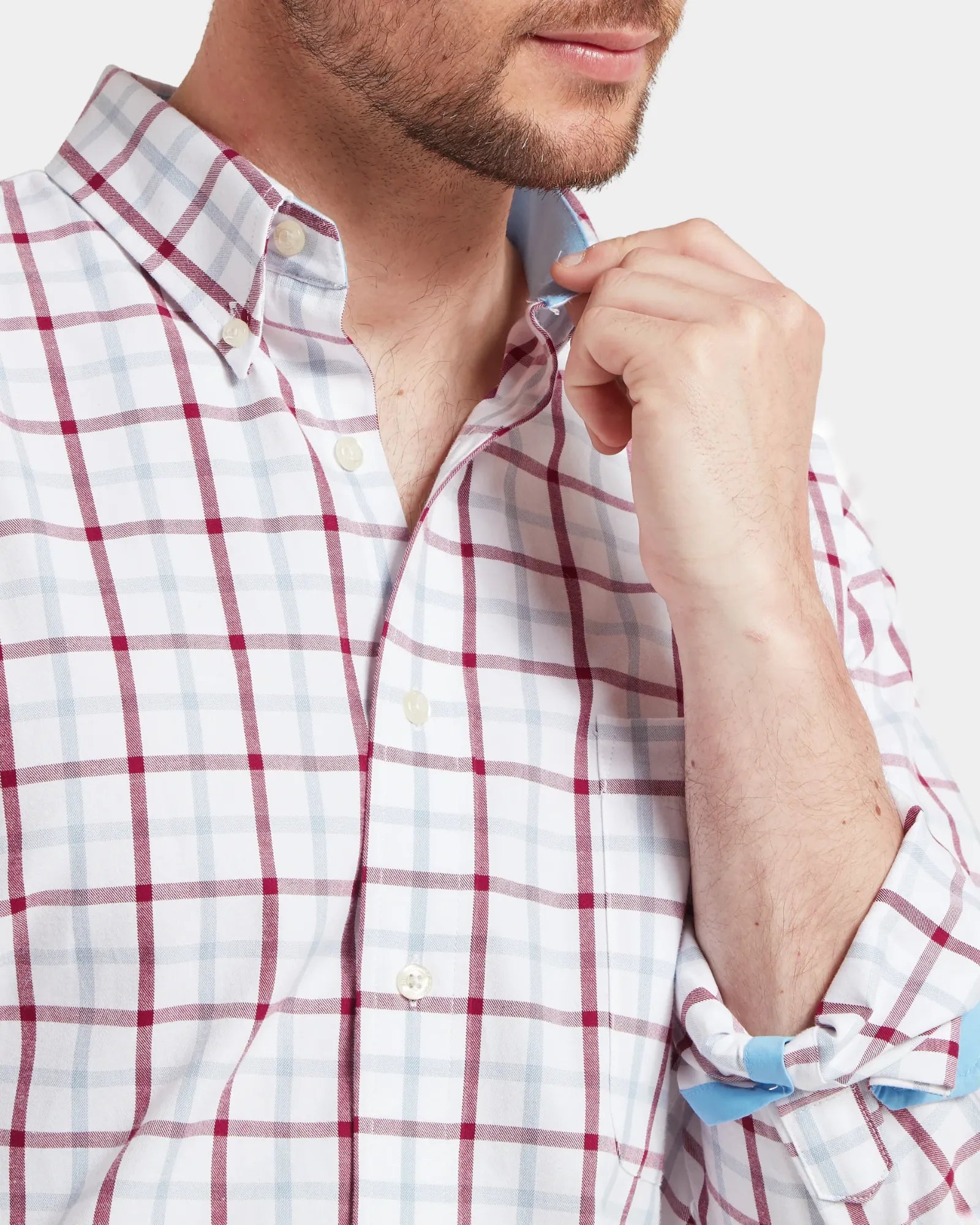 Brancaster Classic Shirt - Mountain Blue Check