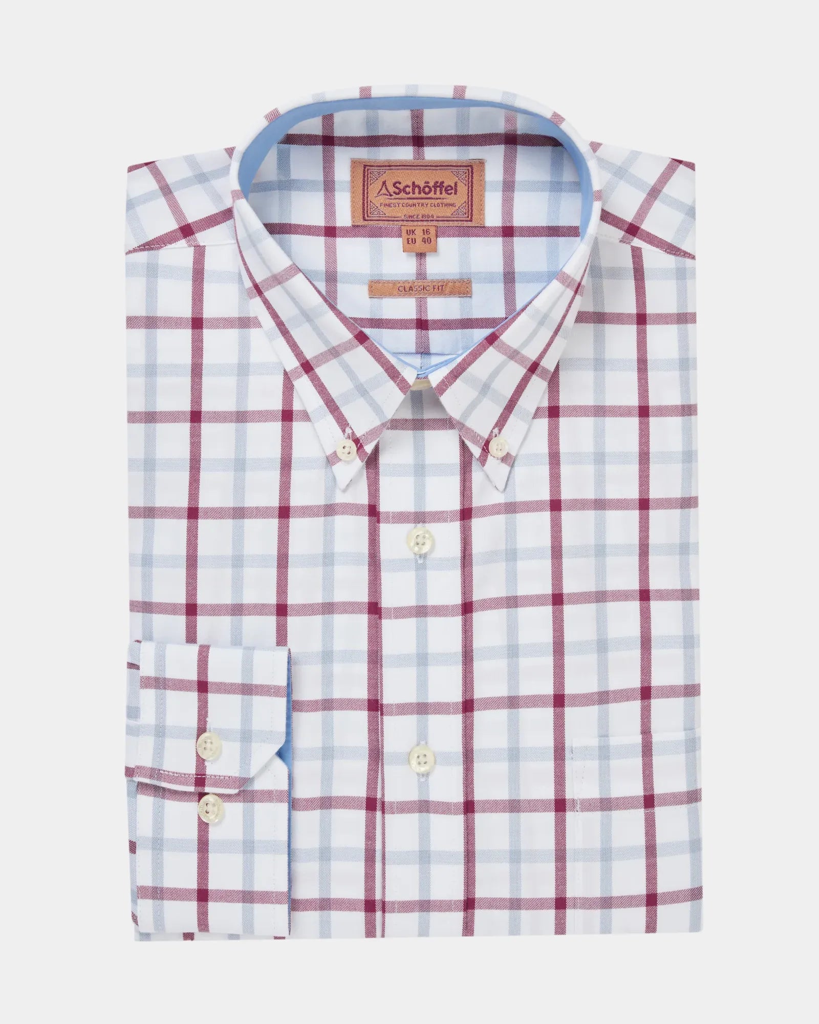 Brancaster Classic Shirt - Mountain Blue Check