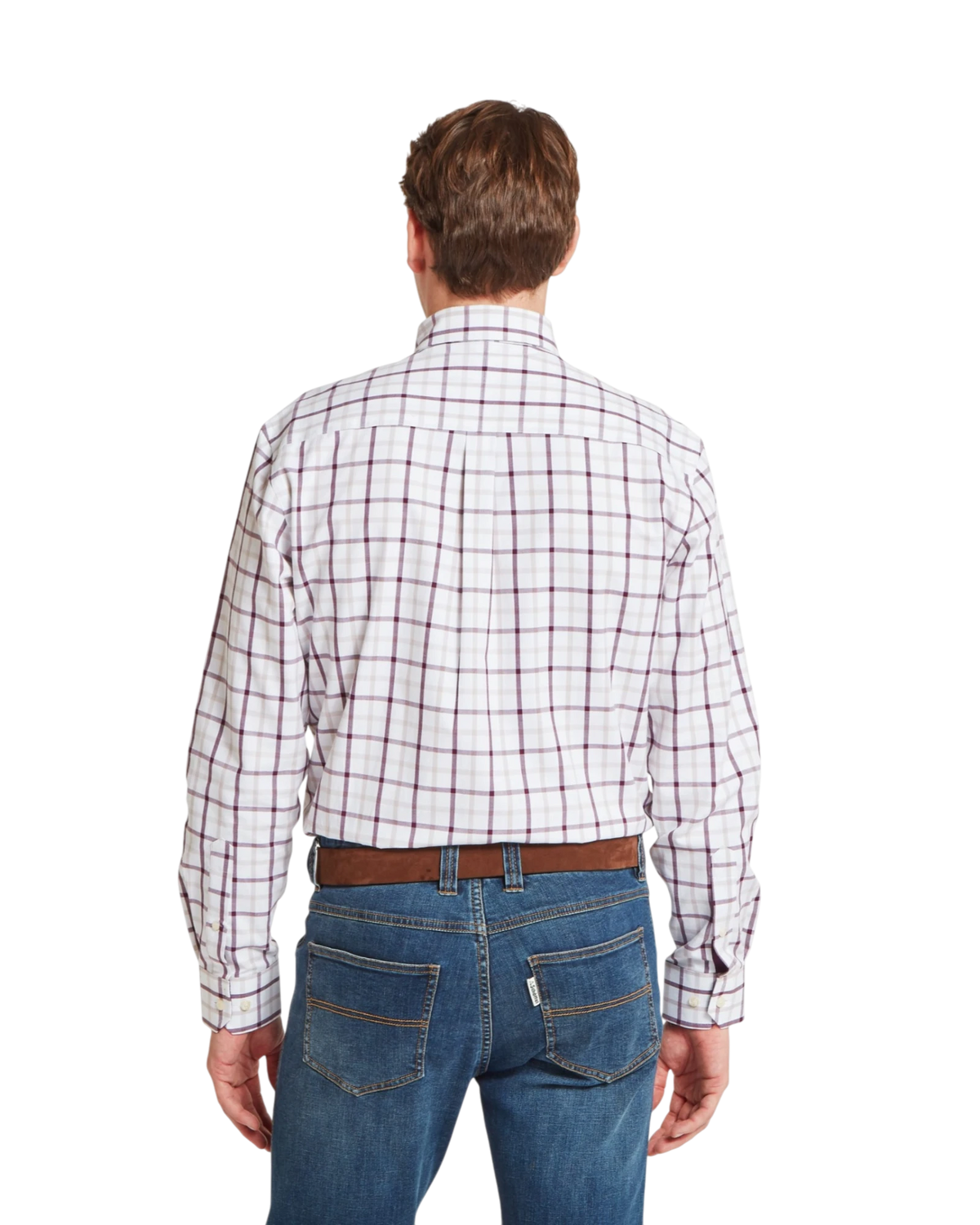 Brancaster Shirt - Beetroot Check