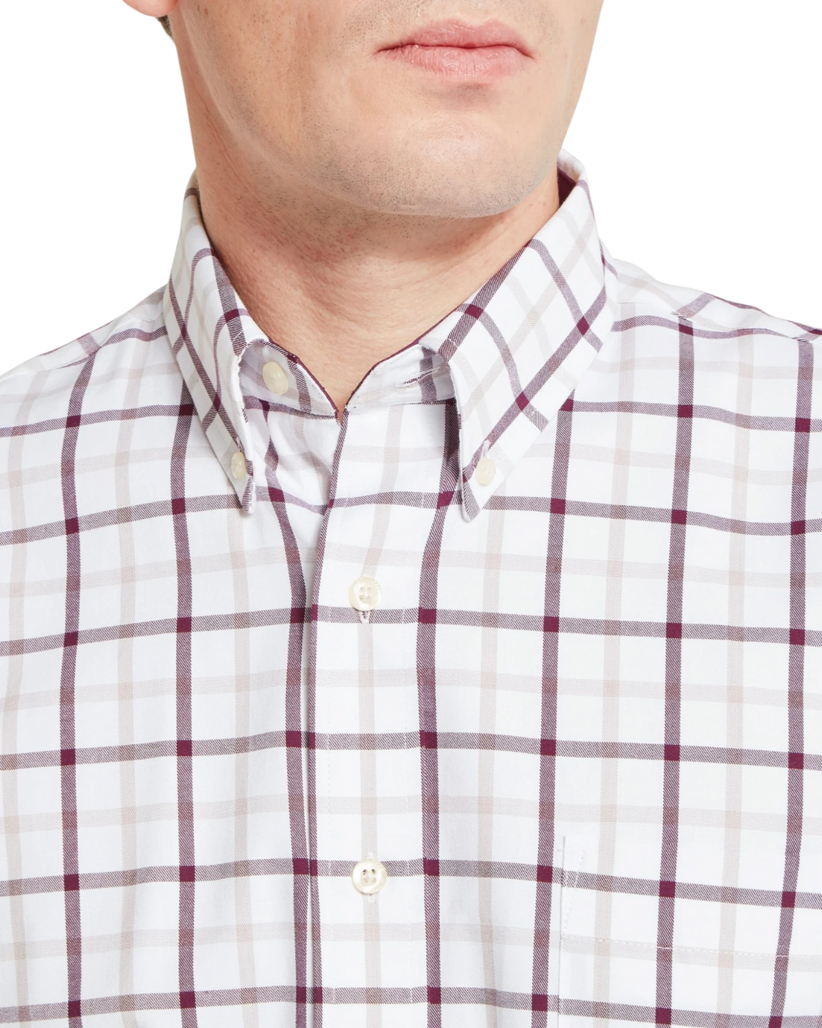 Brancaster Shirt - Beetroot Check