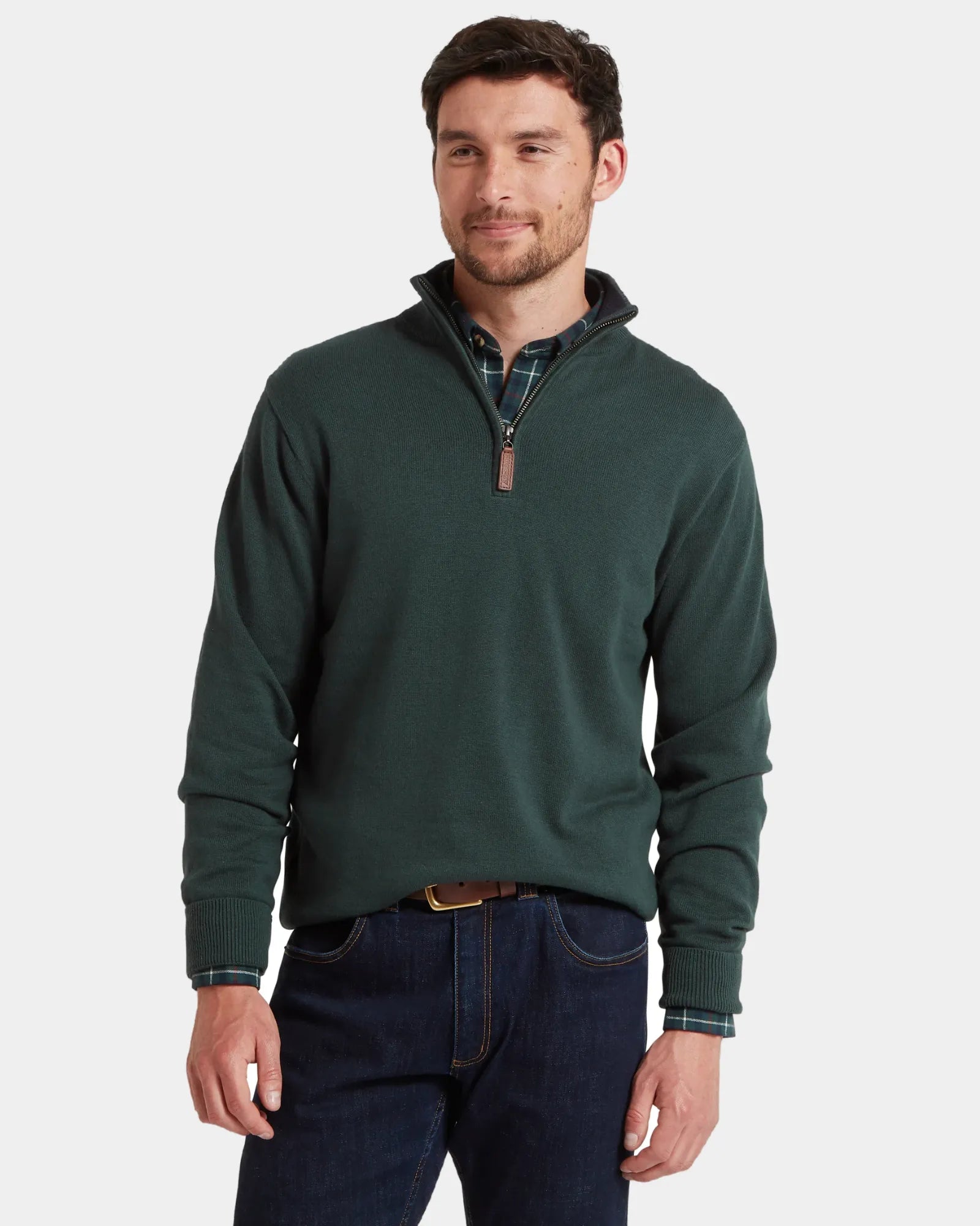 Calton Jumper - Botanical Green