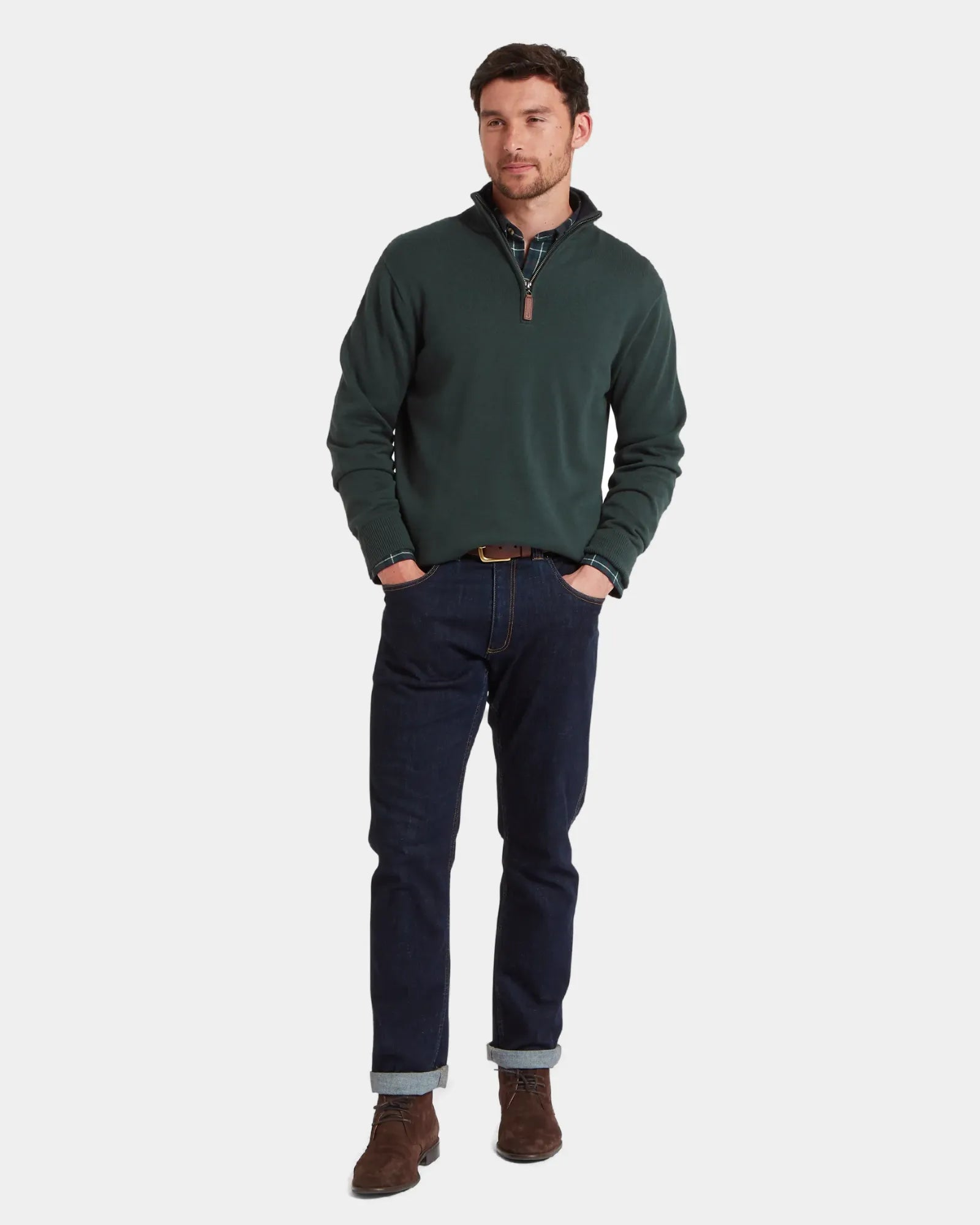Calton Jumper - Botanical Green