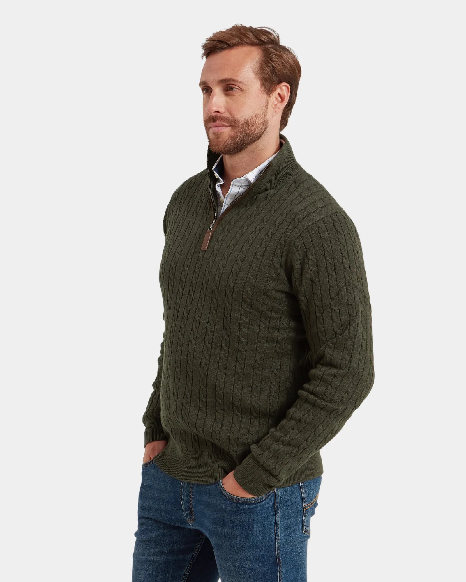 Calton Jumper - Loden Green
