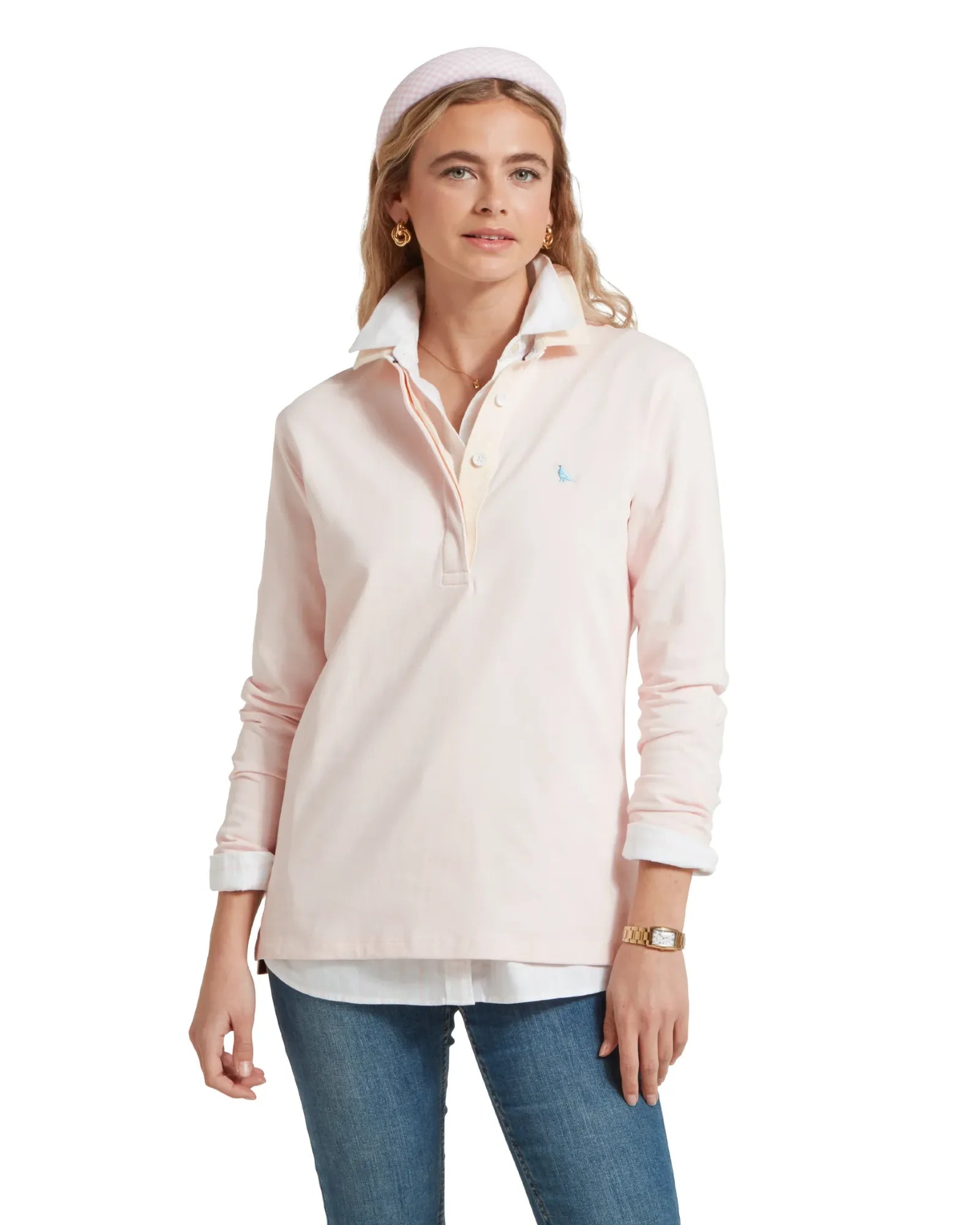 Chapel Rugby Shirt - Mauve Blush