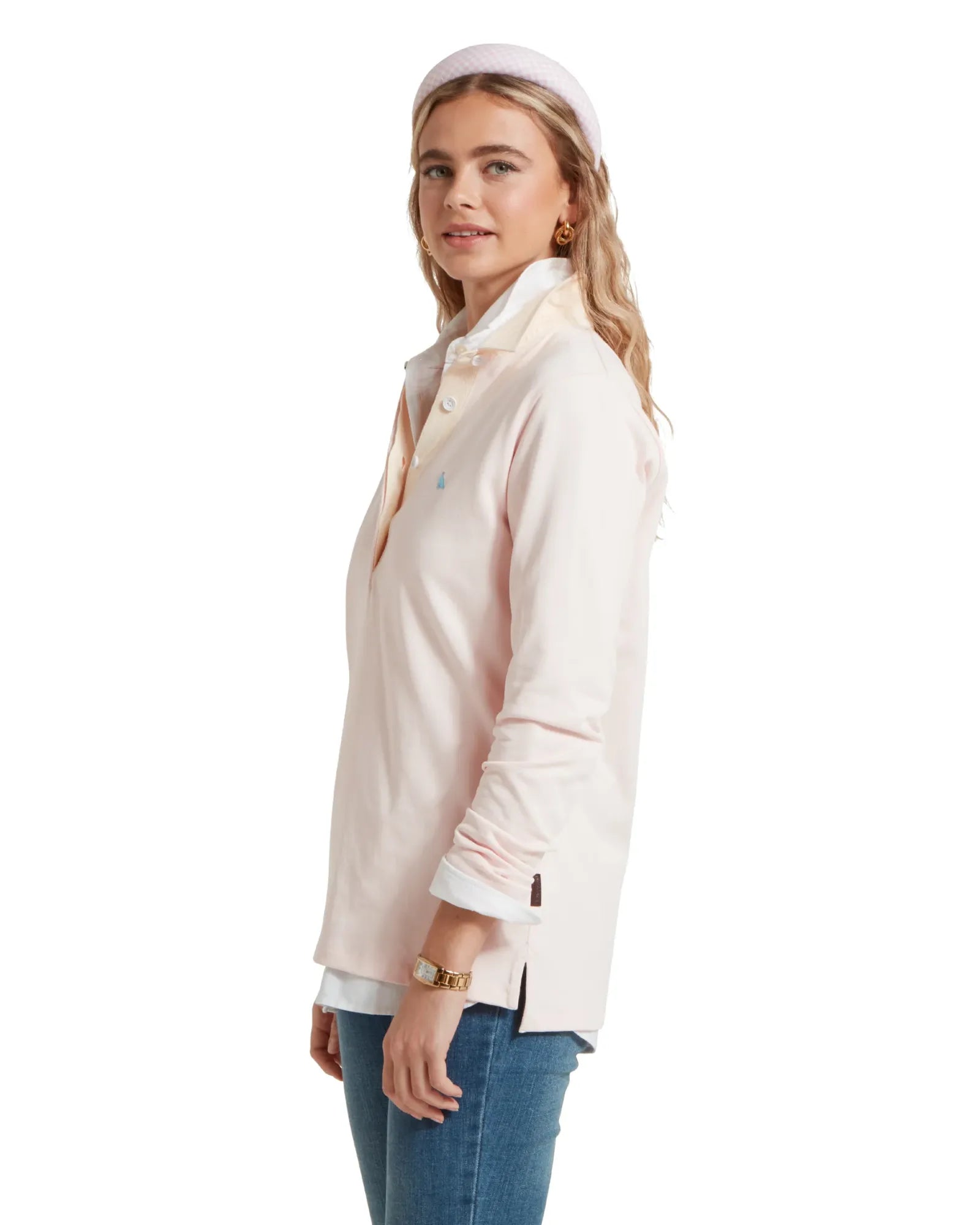 Chapel Rugby Shirt - Mauve Blush