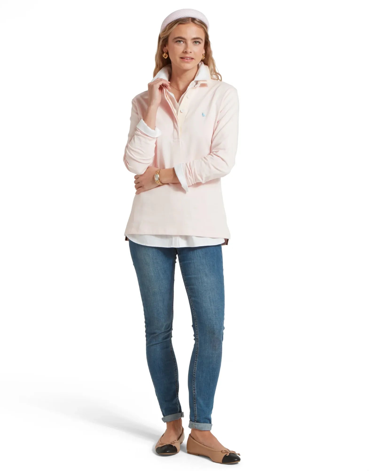 Chapel Rugby Shirt - Mauve Blush