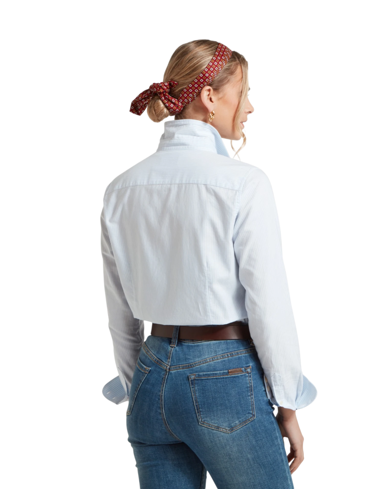 Cley Shirt - Pale Blue Stripe