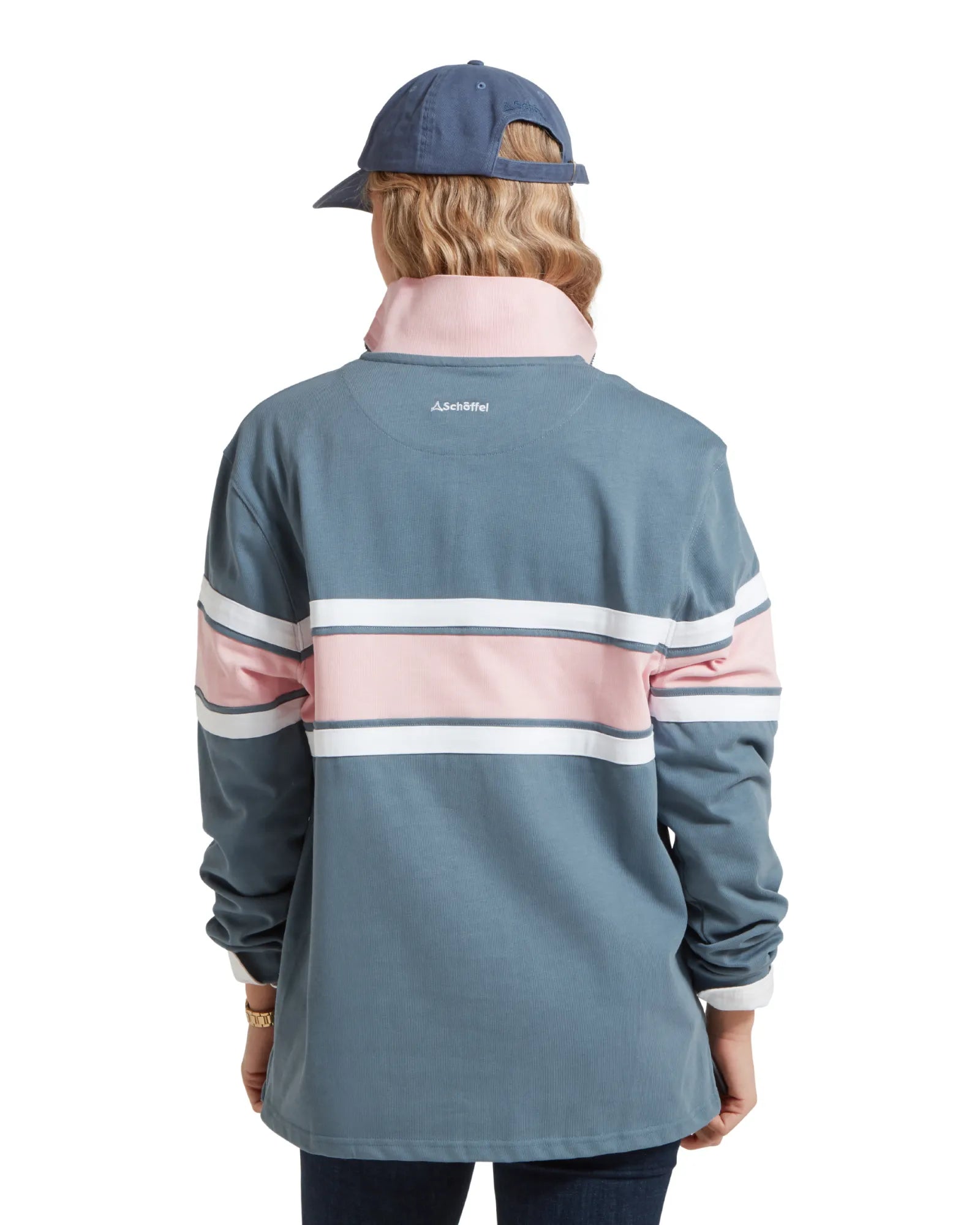 Exmouth Sweatshirt - Blue/Coral