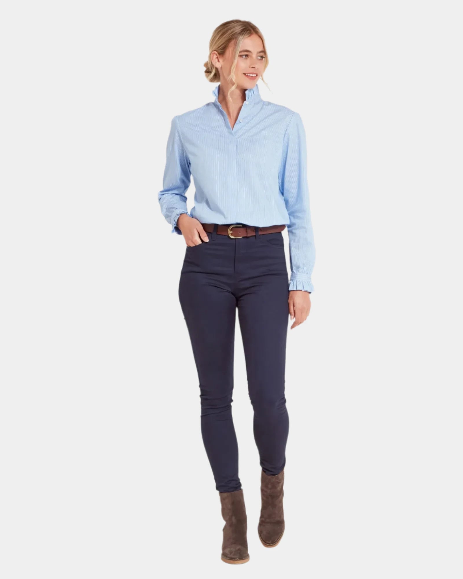 Fakenham Shirt - Light Blue Stripe
