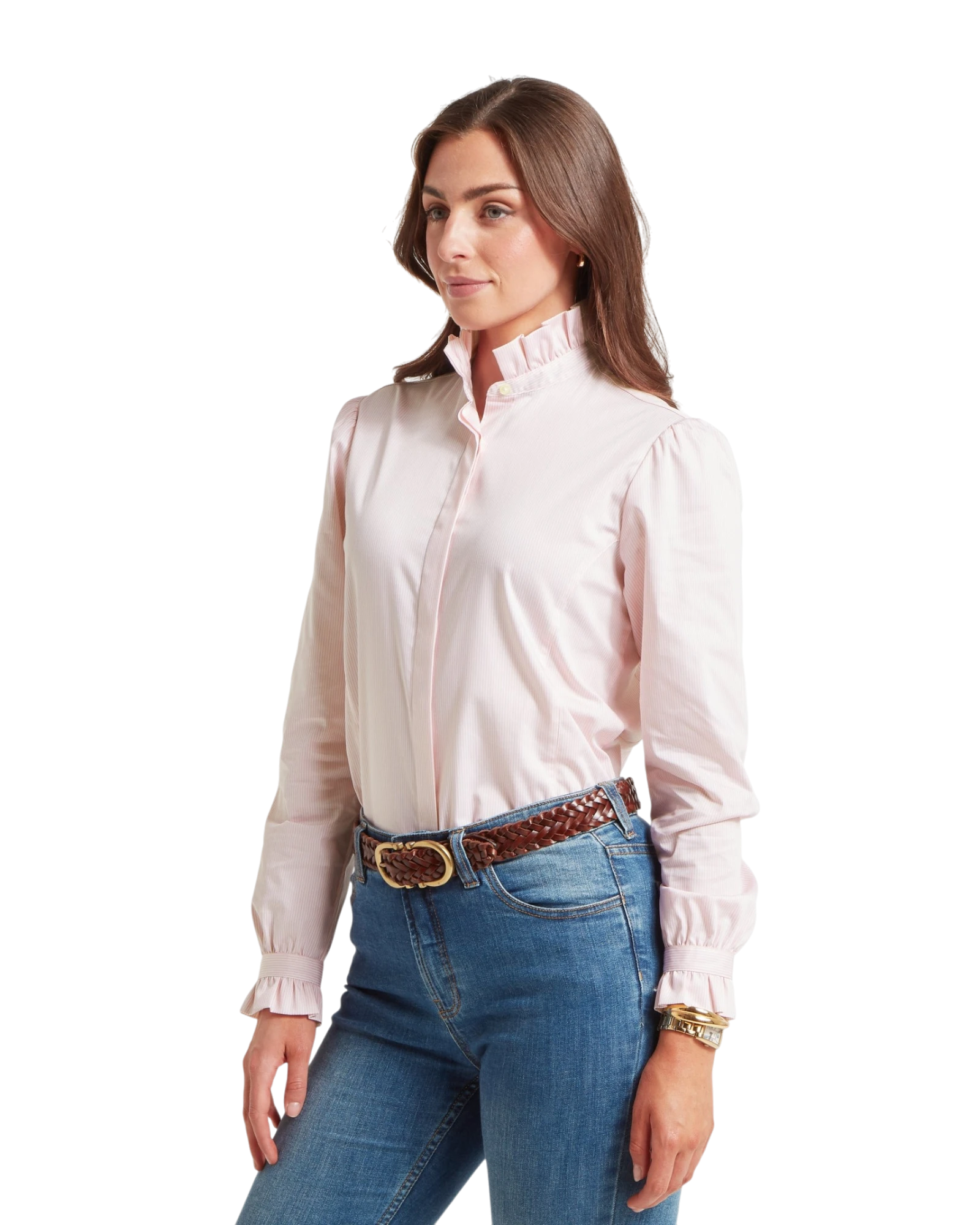 Fakenham Shirt Pink Stripe