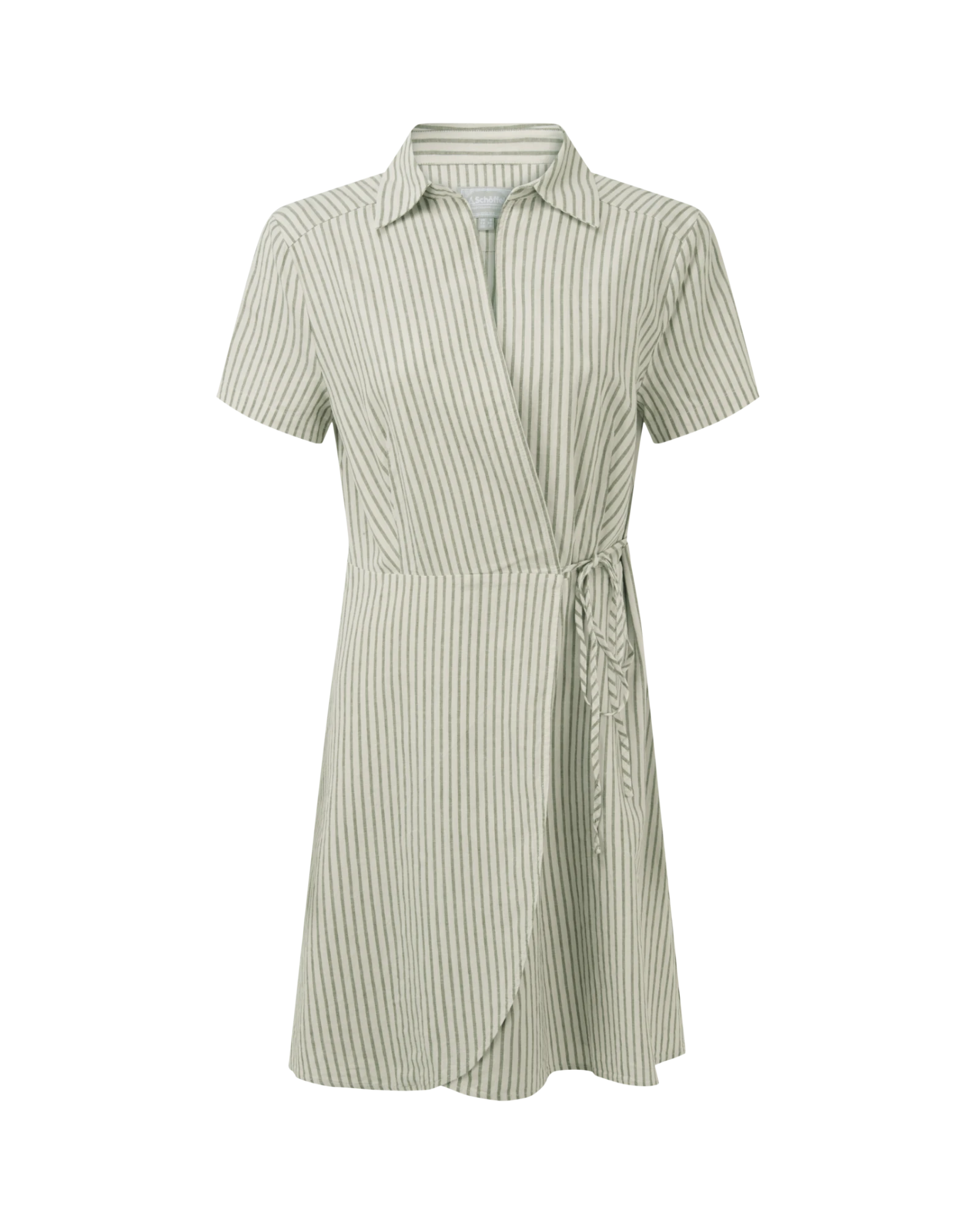 Fleur Dress - Agave Green Stripe