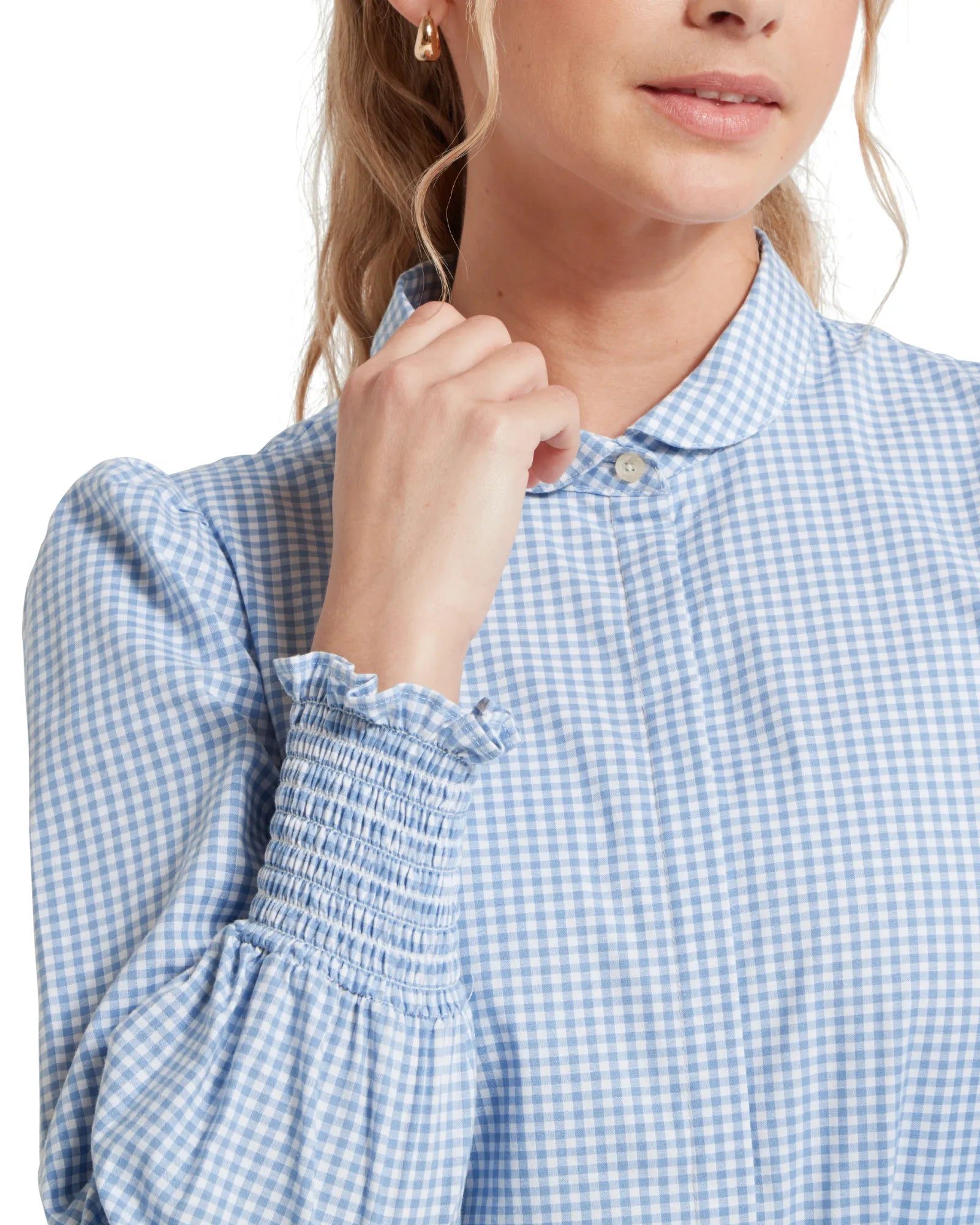 Flora Shirt - Denim Blue