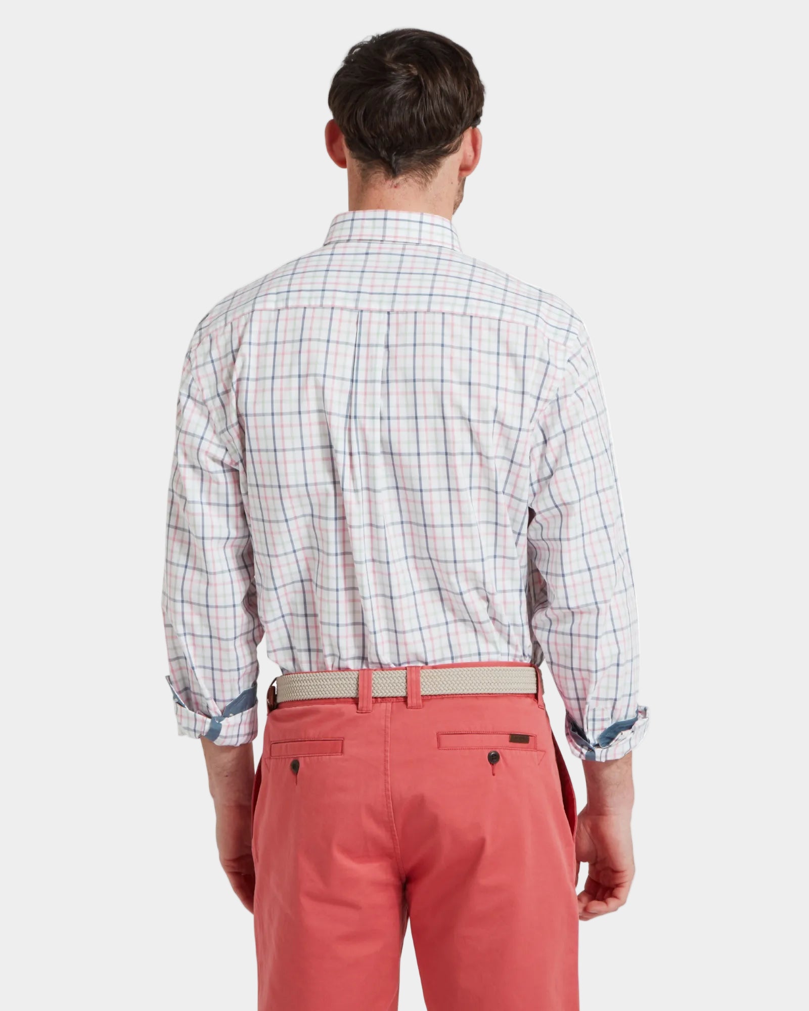 Holkham Classic Shirt - Blue/Red